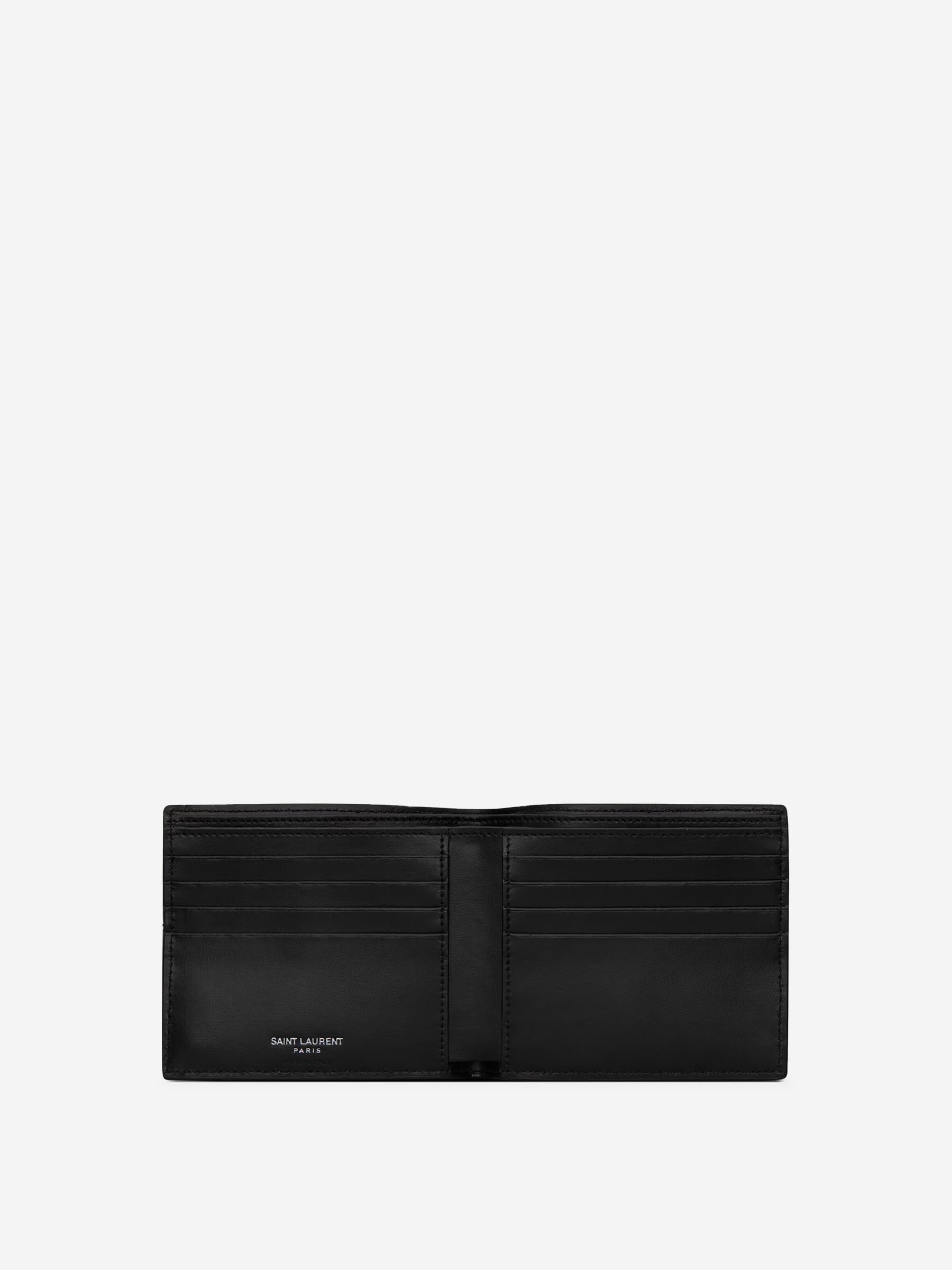 Оригінальна Tiny Cassandre Foldable Cardholder Saint laurent – вид ззаду