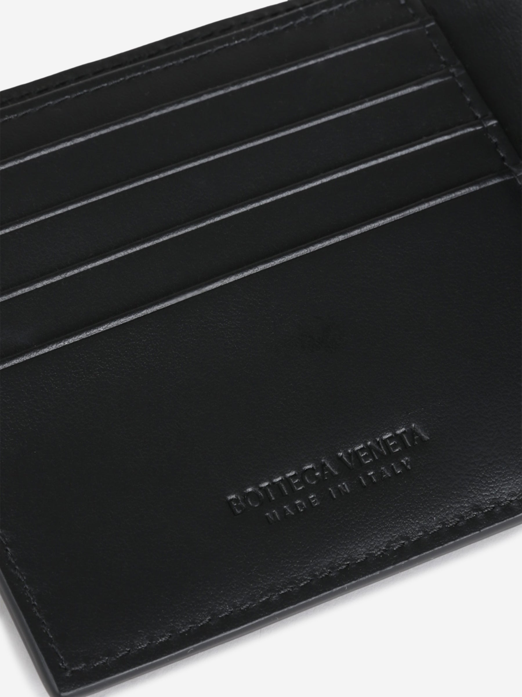 Оригінальна Intrecciato Folding Wallet Bottega veneta – збільшений вид