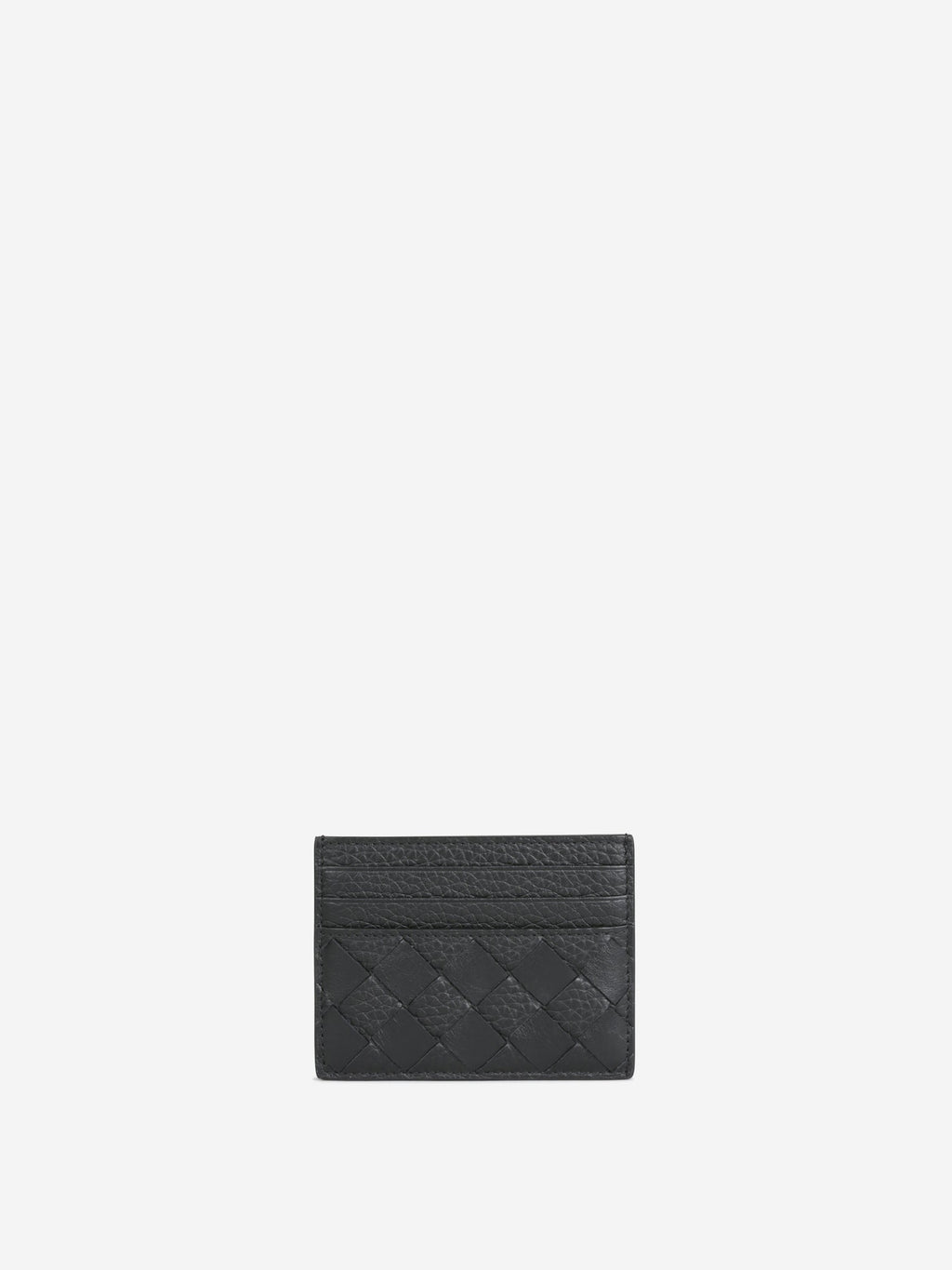 Intrecciato Leather Card Holder Bottega veneta оригінал – Купити в Україні – боковий вид