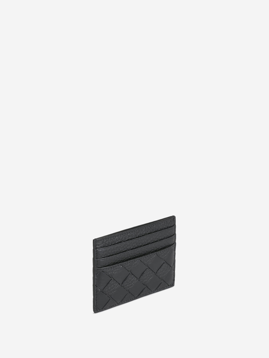 Intrecciato Leather Card Holder Bottega veneta оригінал – Купити в Україні – вид ззаду