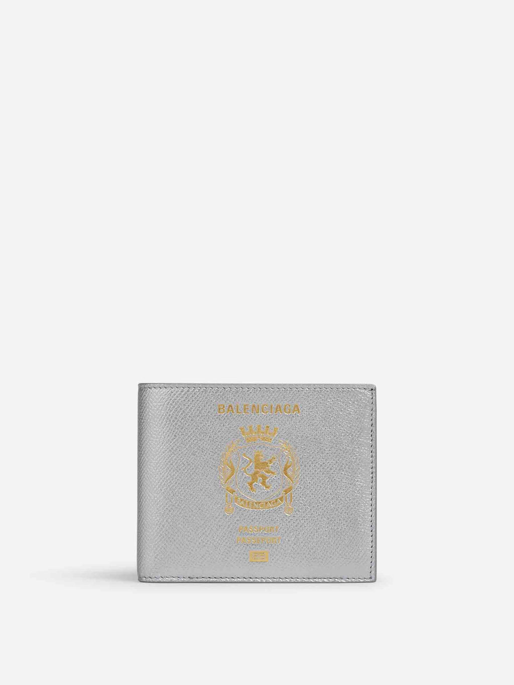 Folding Leather Card Holder Balenciaga оригінал – Купити в Україні – боковий вид