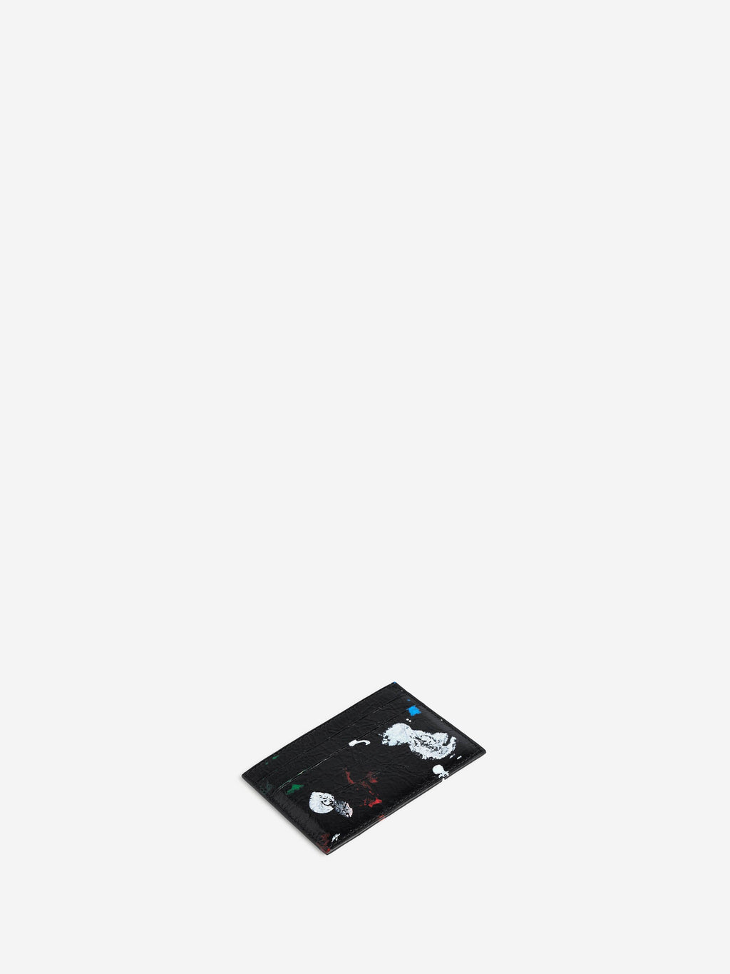 Оригінальна Cash Painting Card Holder Balenciaga – вид ззаду