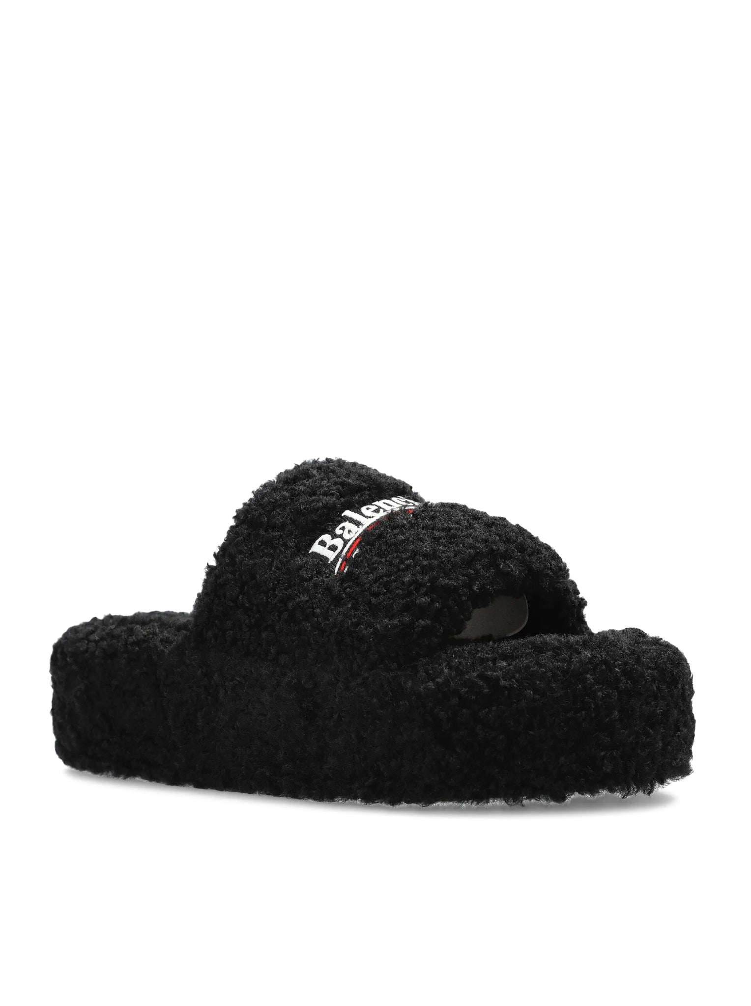Slippers Platform In Shearling Balenciaga – Гарантія оригінальності – детальний вид