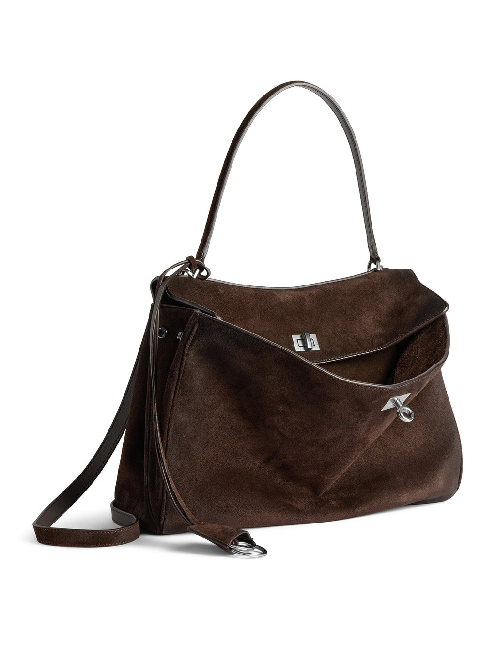 Rodeo Medium Suede Bag Balenciaga – Гарантія оригінальності – вид 6