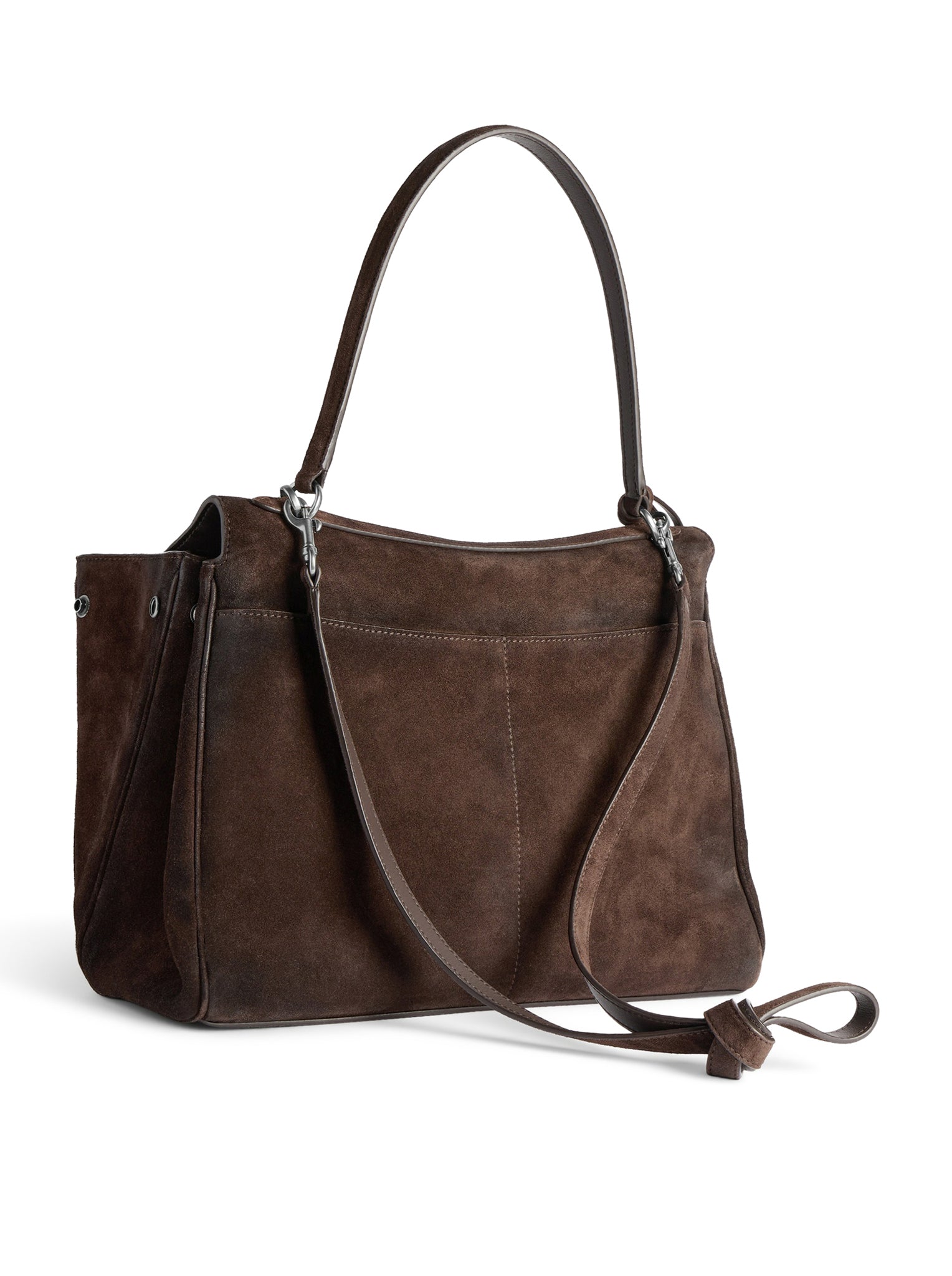 Rodeo Medium Suede Bag Balenciaga – Гарантія оригінальності – вид 7
