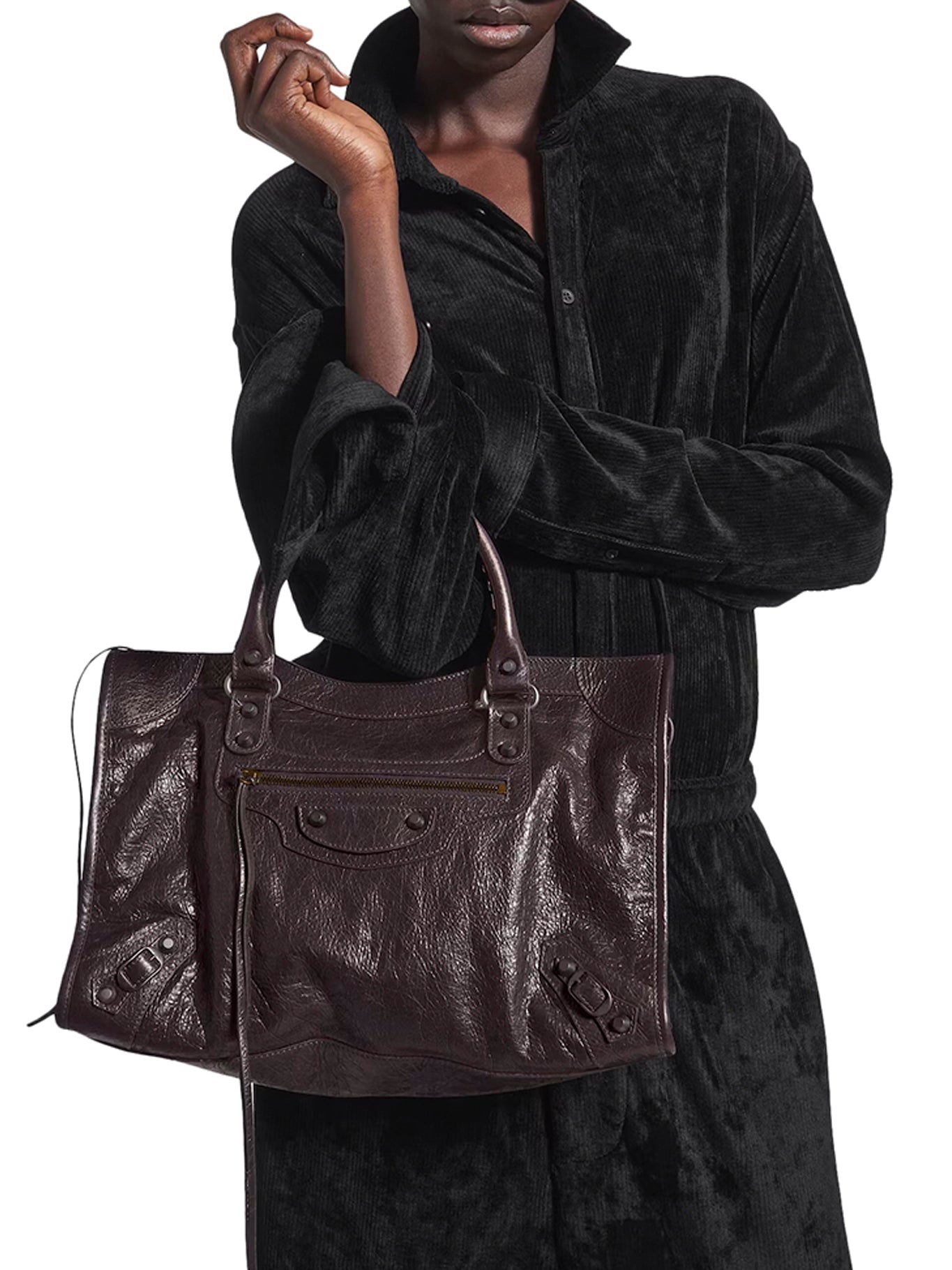 Оригінальна Le City Medium Leather Bag Balenciaga – збільшений вид