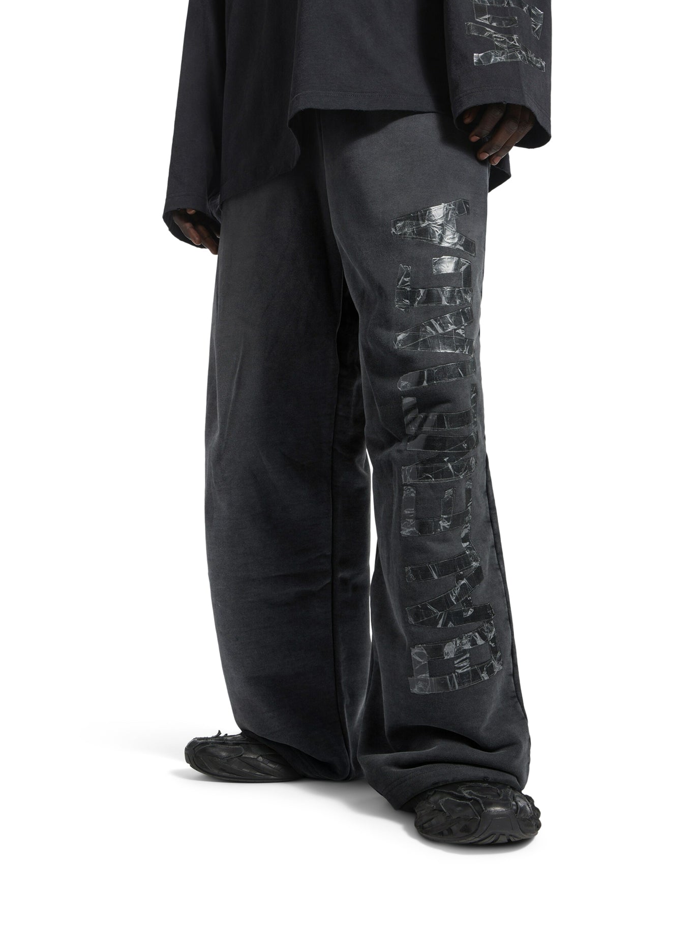Оригінальна Wide Trousers With Transparent Tape Balenciaga – детальний вид
