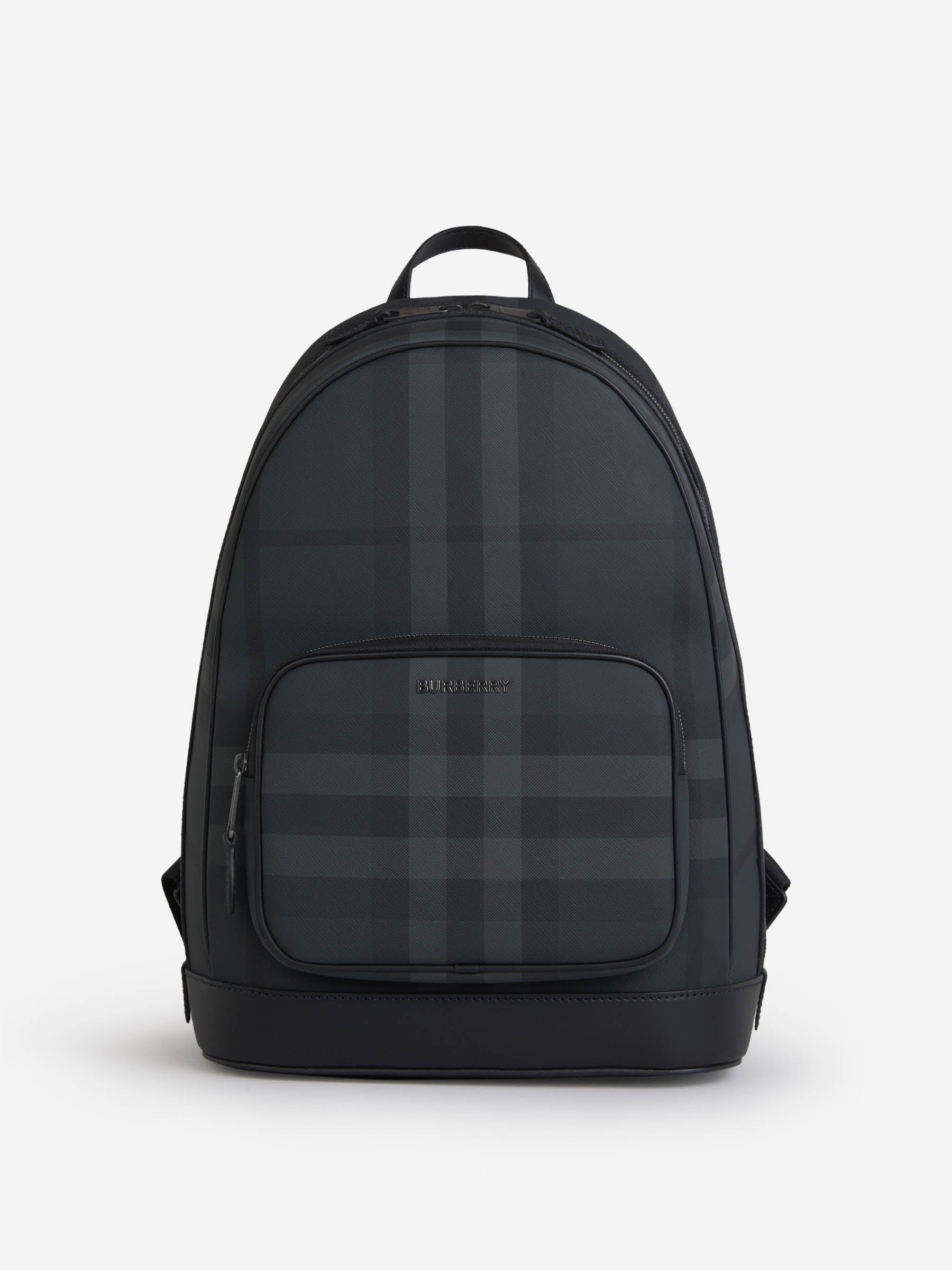 Rocco Plaid Backpack Burberry – Гарантія оригінальності – боковий вид