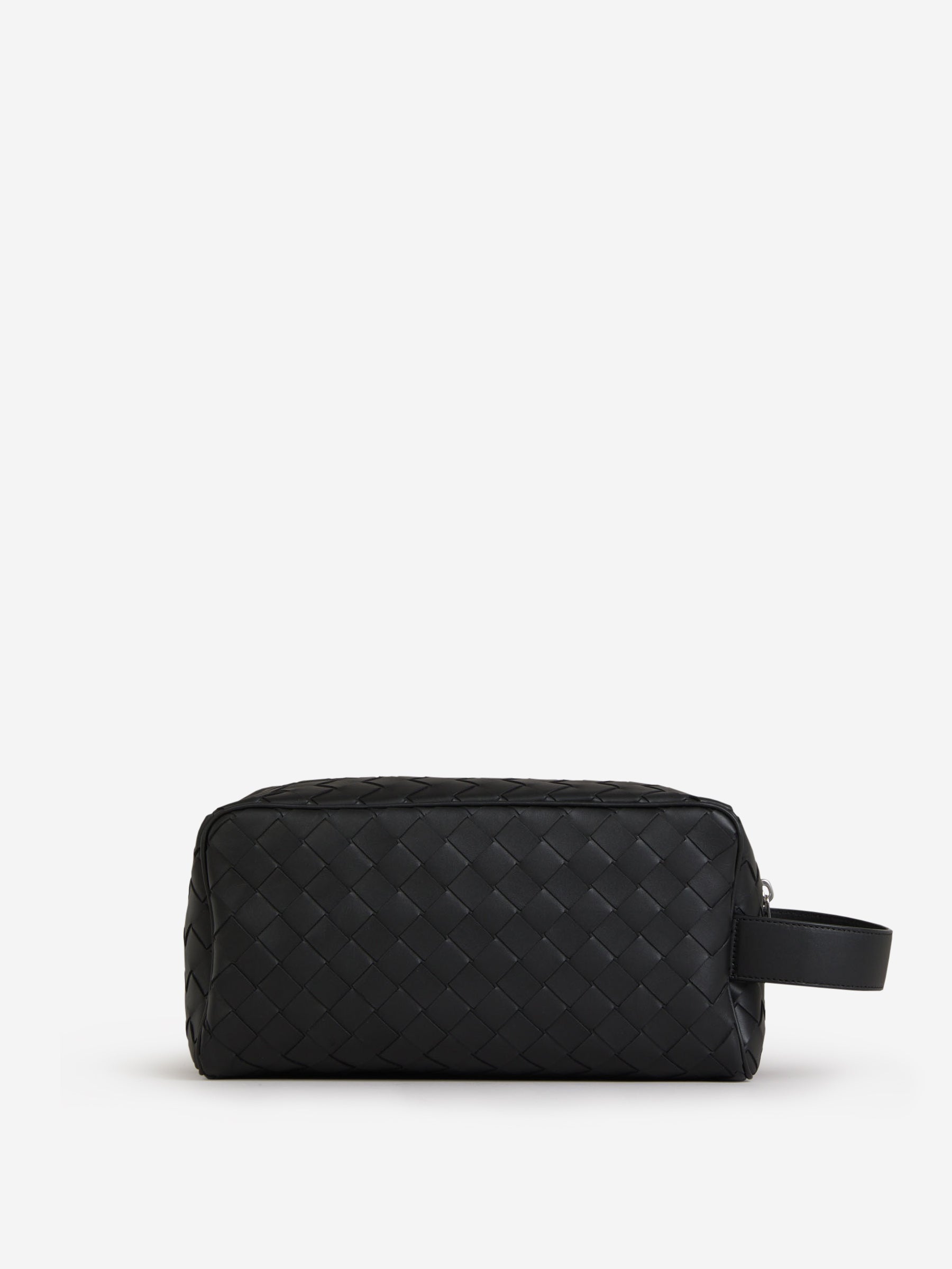 Intrecciato Leather Toiletry Bag Bottega veneta – Гарантія оригінальності – детальний вид