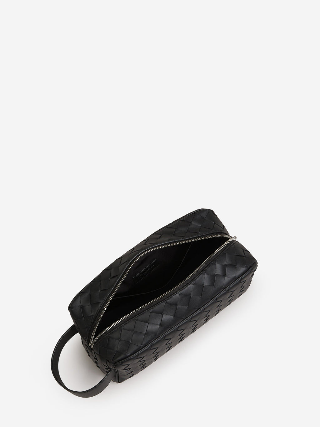 Intrecciato Leather Toiletry Bag Bottega veneta – Гарантія оригінальності – збільшений вид
