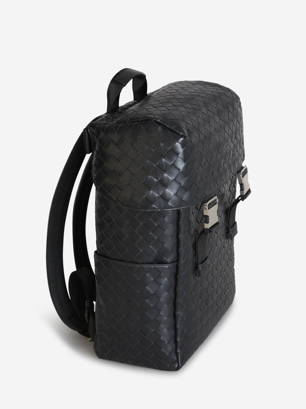 Оригінальна Intrecciato Flap Backpack Bottega veneta – вид ззаду