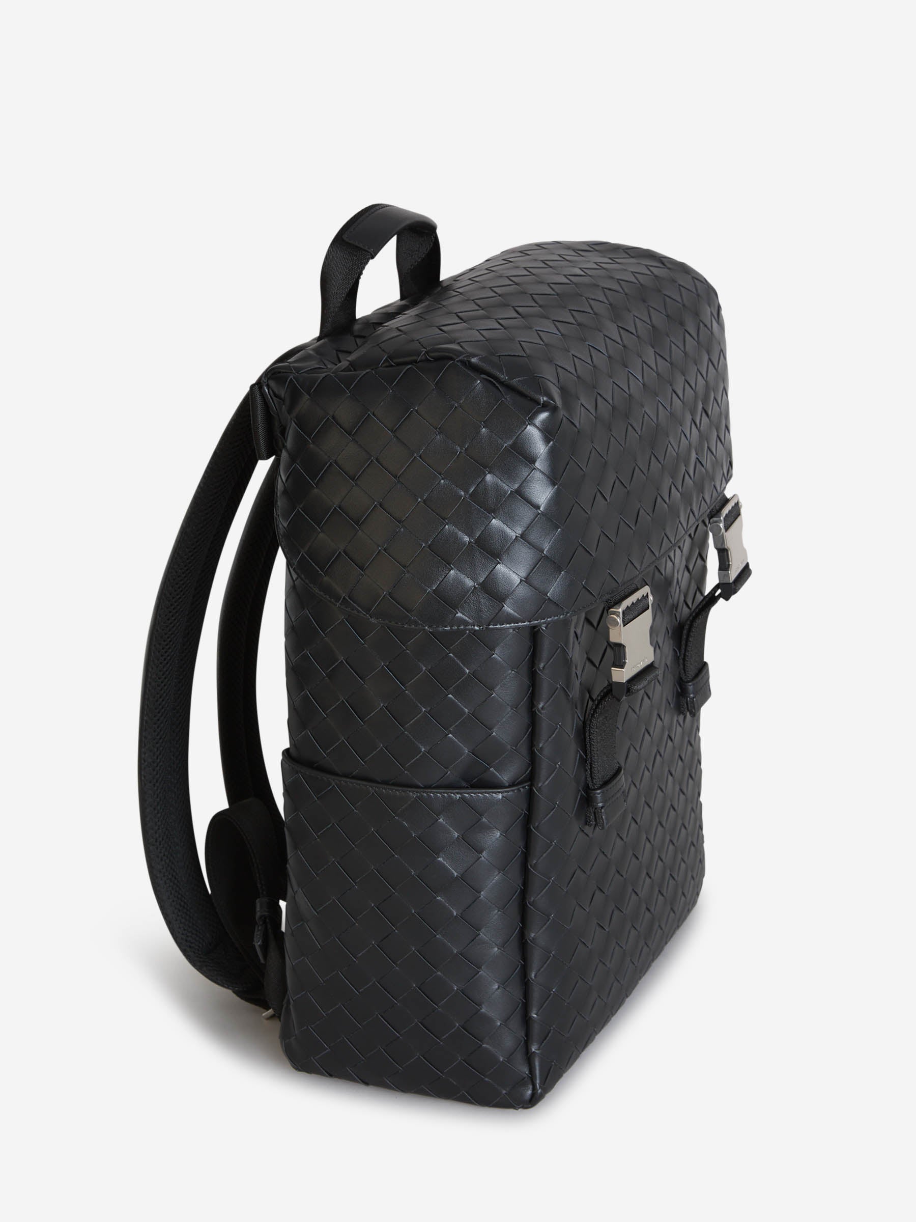 Оригінальна Intrecciato Flap Backpack Bottega veneta – вид ззаду
