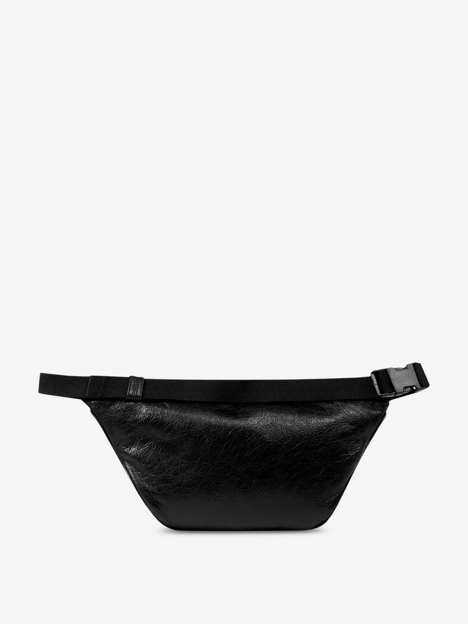 Logo Leather Waist Bag Balenciaga оригінал – Купити в Україні – вид ззаду