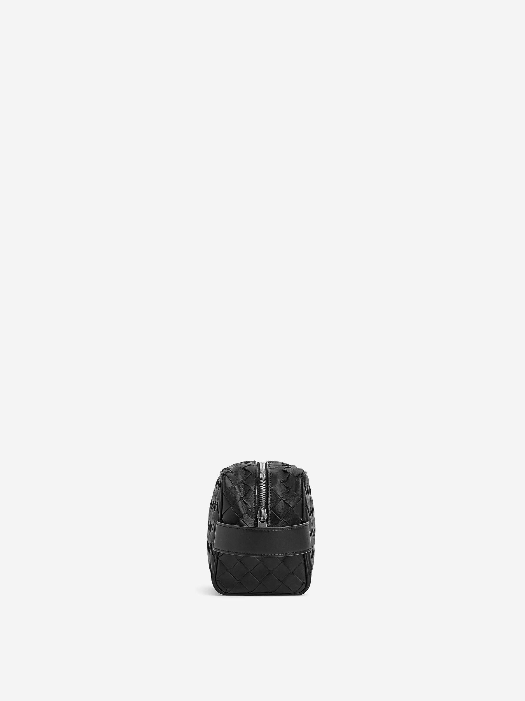 Intrecciato Travel Toiletry Bag Bottega veneta – Гарантія оригінальності – вид ззаду