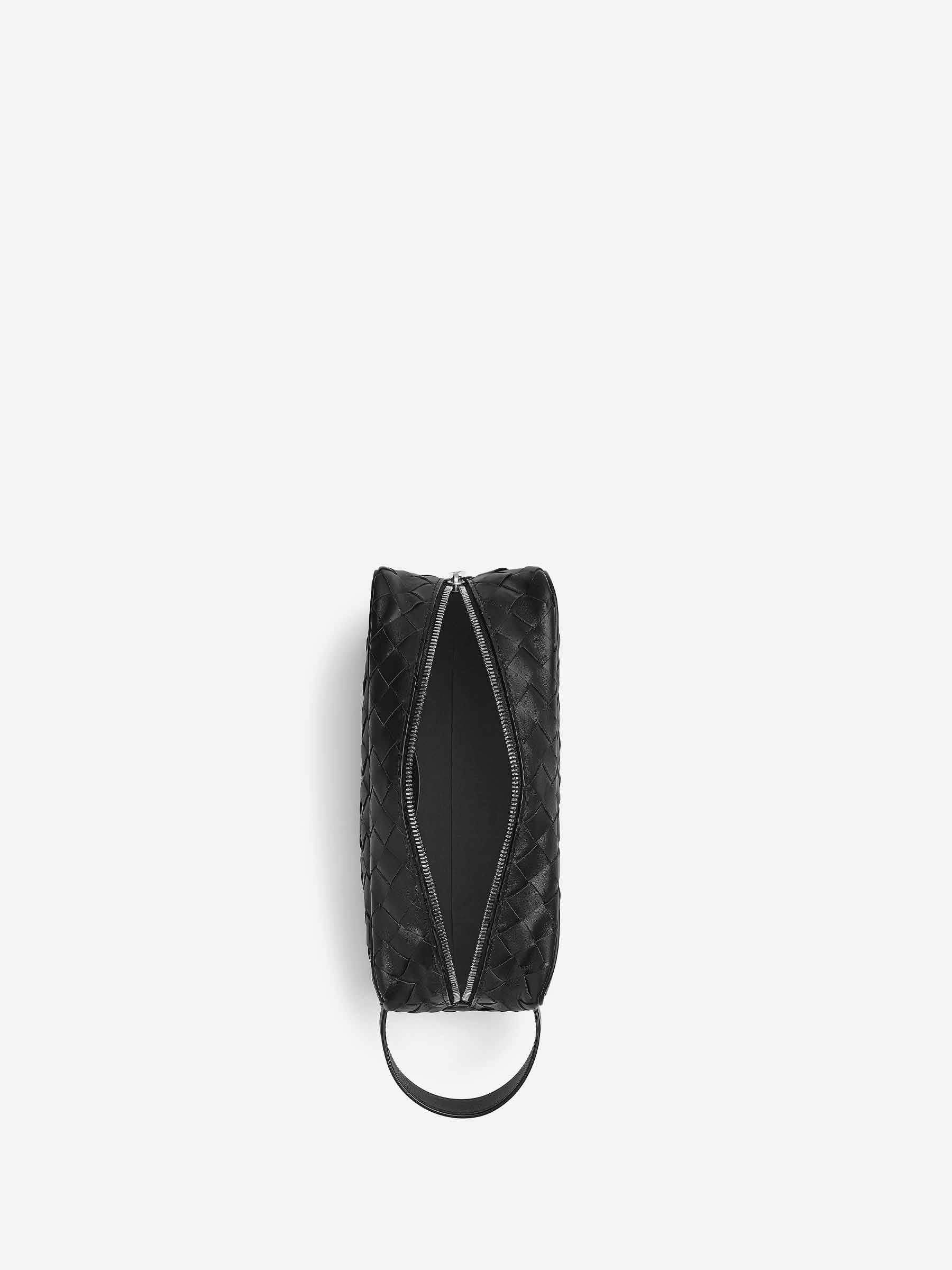 Intrecciato Travel Toiletry Bag Bottega veneta – Гарантія оригінальності – детальний вид