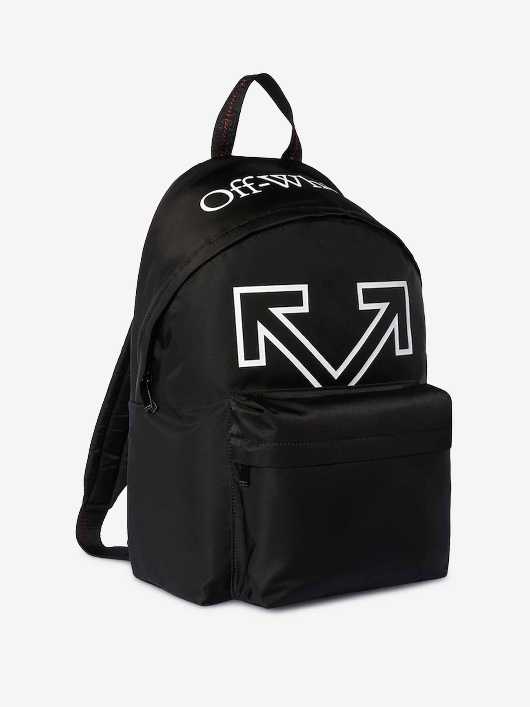 Heritage Logo Backpack Off-white оригінал – Купити в Україні – вид ззаду