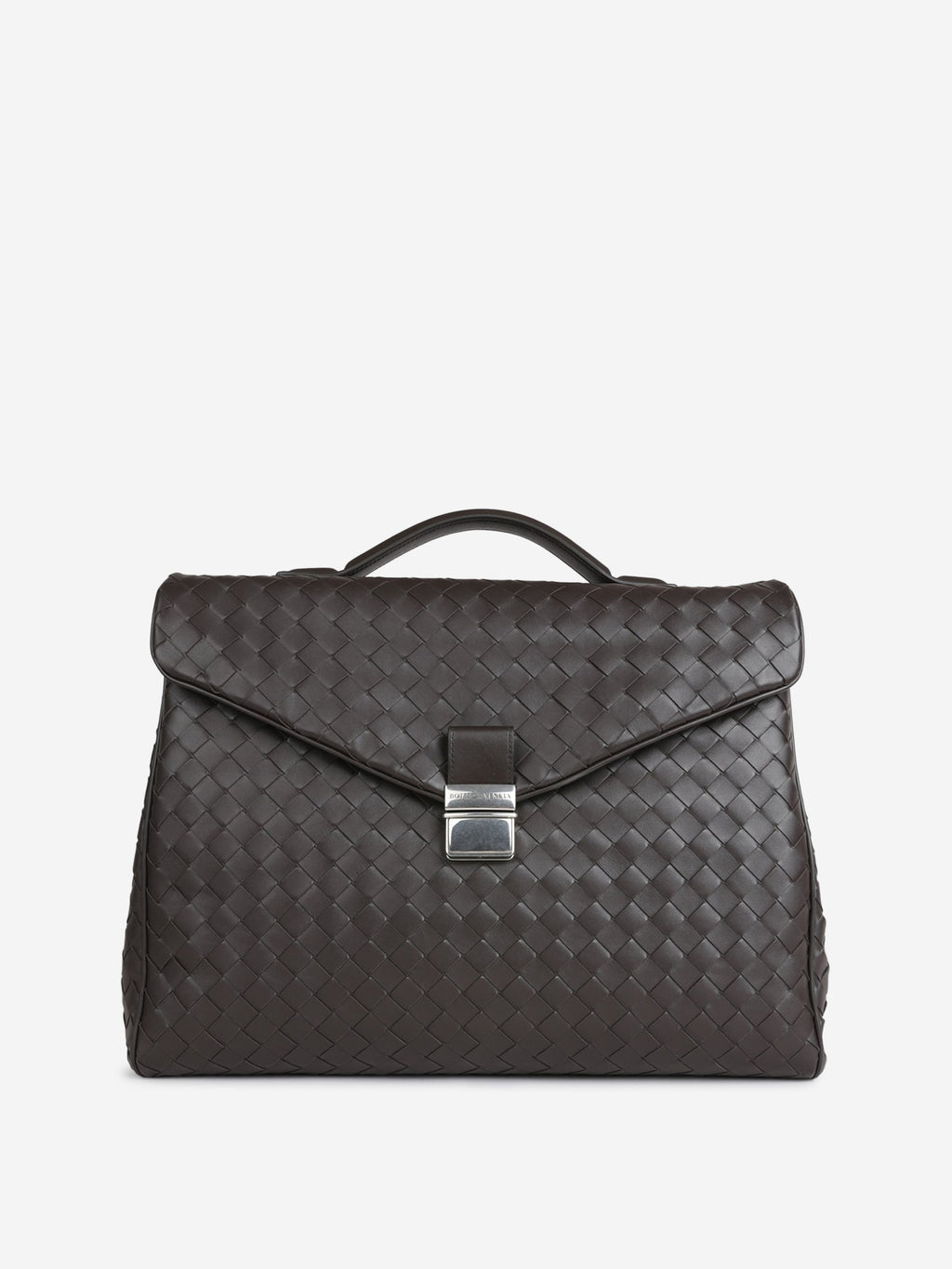 Leather Shoulder Bag Archivist Bottega veneta оригінал – Купити в Україні – боковий вид