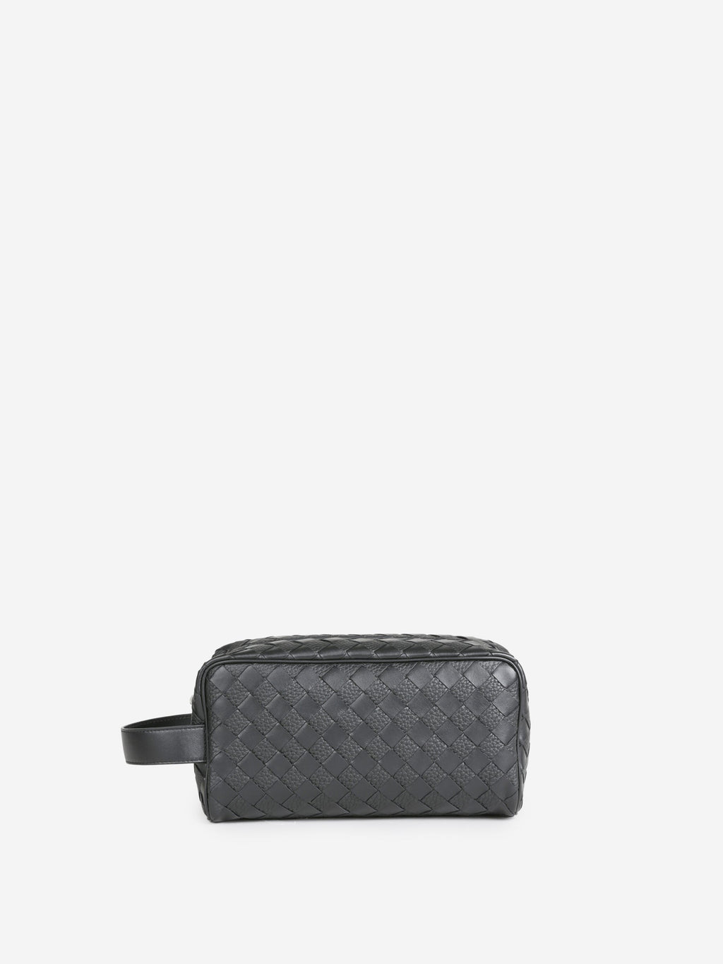 Intrecciato Toiletry Bag Bottega veneta – Гарантія оригінальності – боковий вид