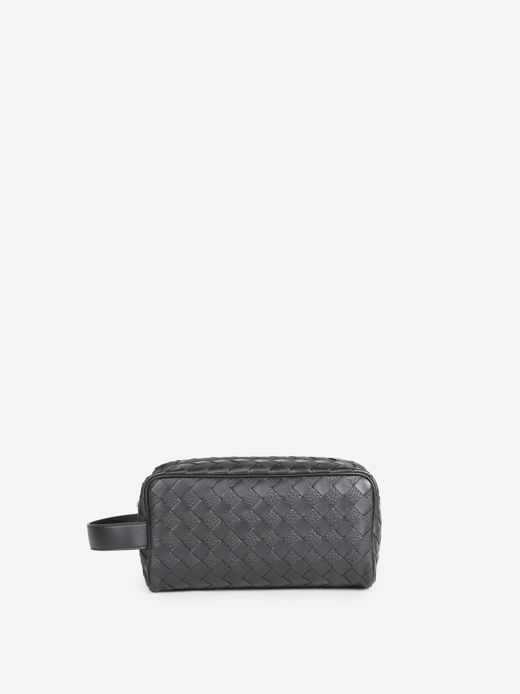 Intrecciato Toiletry Bag Bottega veneta – Гарантія оригінальності – боковий вид
