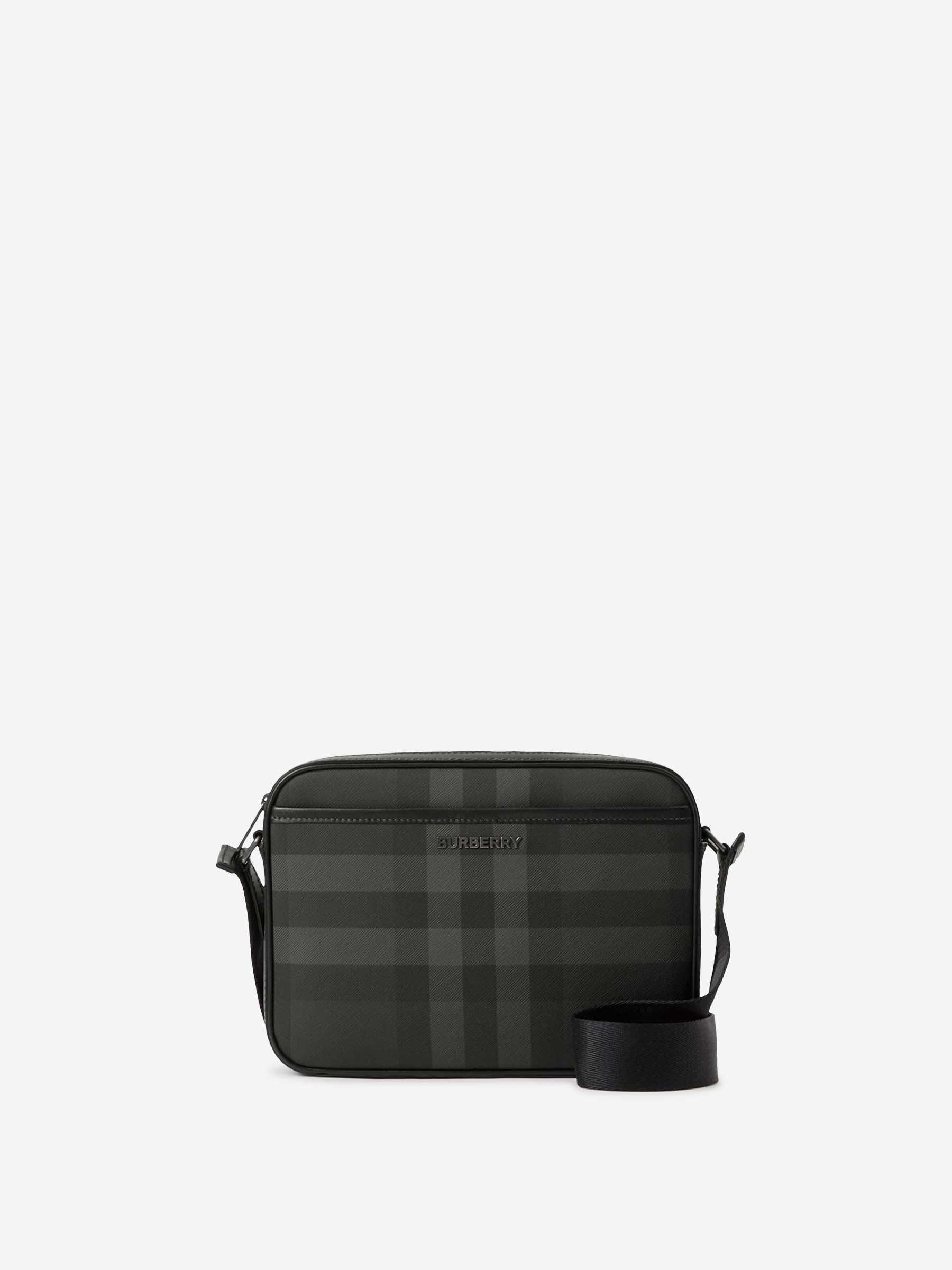 Оригінальна Checkered Pattern Shoulder Bag Burberry – боковий вид