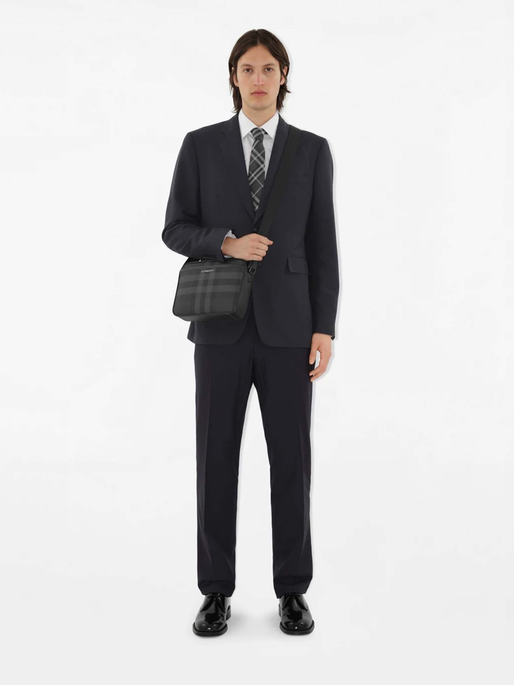 Оригінальна Checkered Pattern Shoulder Bag Burberry – вид ззаду