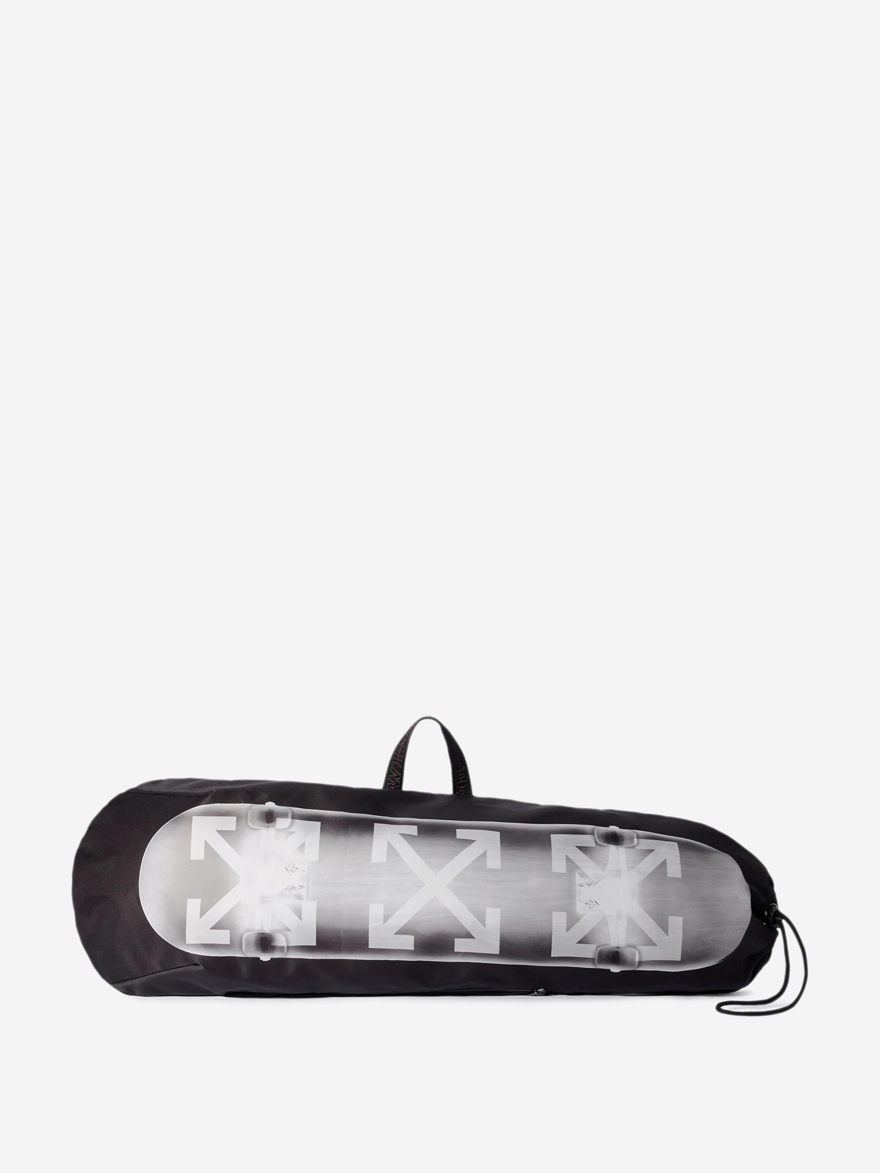 Skate Logo Backpack Off-white оригінал – Купити в Україні – боковий вид