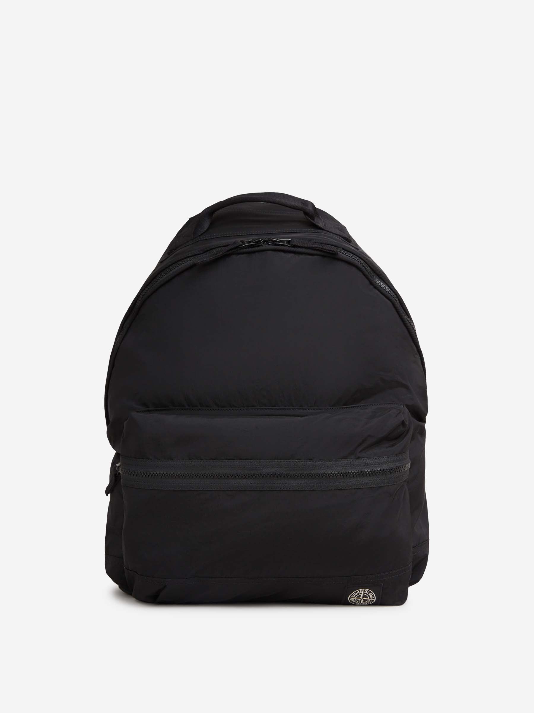 Nylon Backpack With Metal Stone island оригінал – Купити в Україні – боковий вид - STONE ISLAND