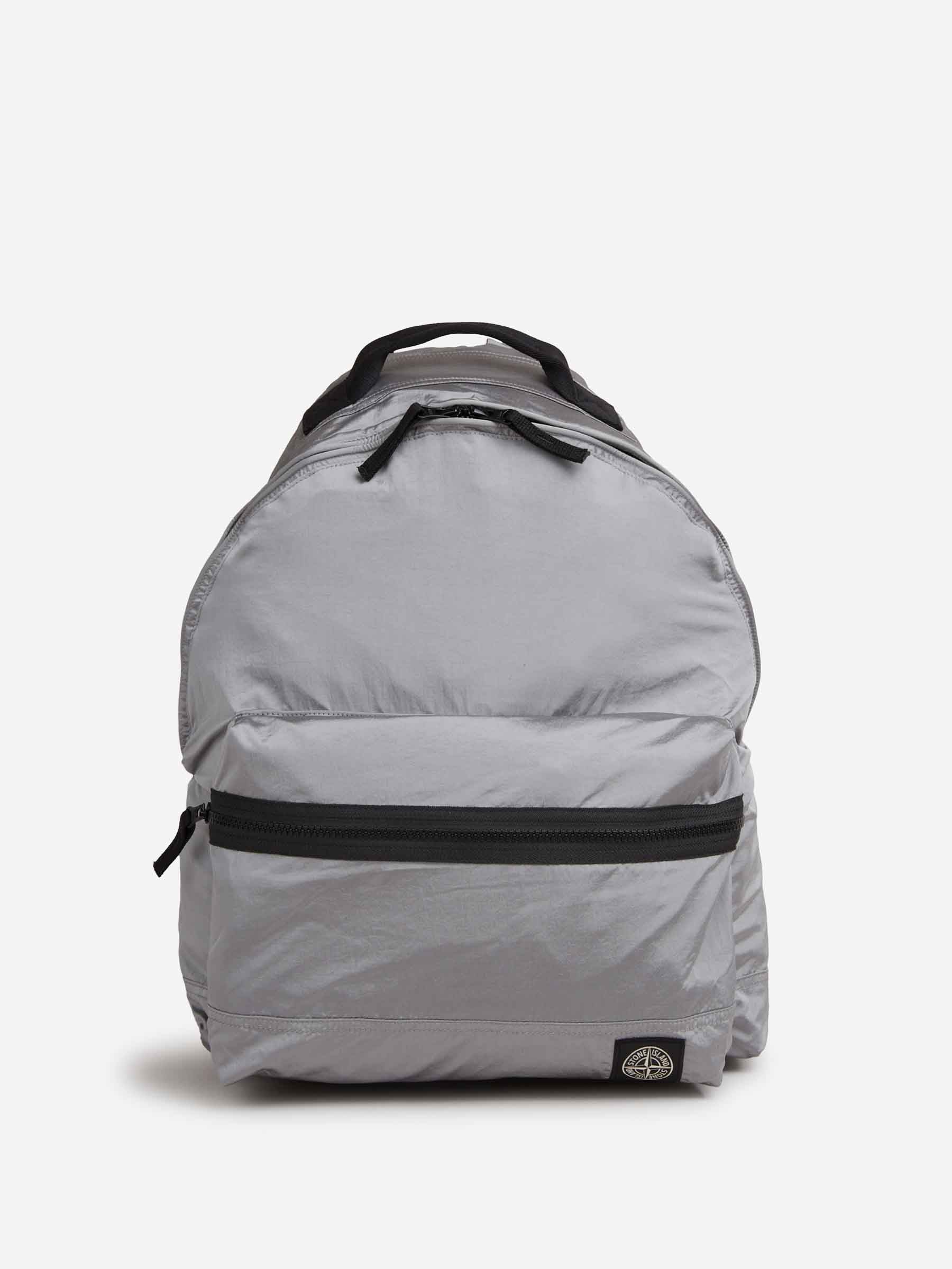 Nylon Backpack With Metal Stone island оригінал – Купити в Україні – боковий вид - STONE ISLAND