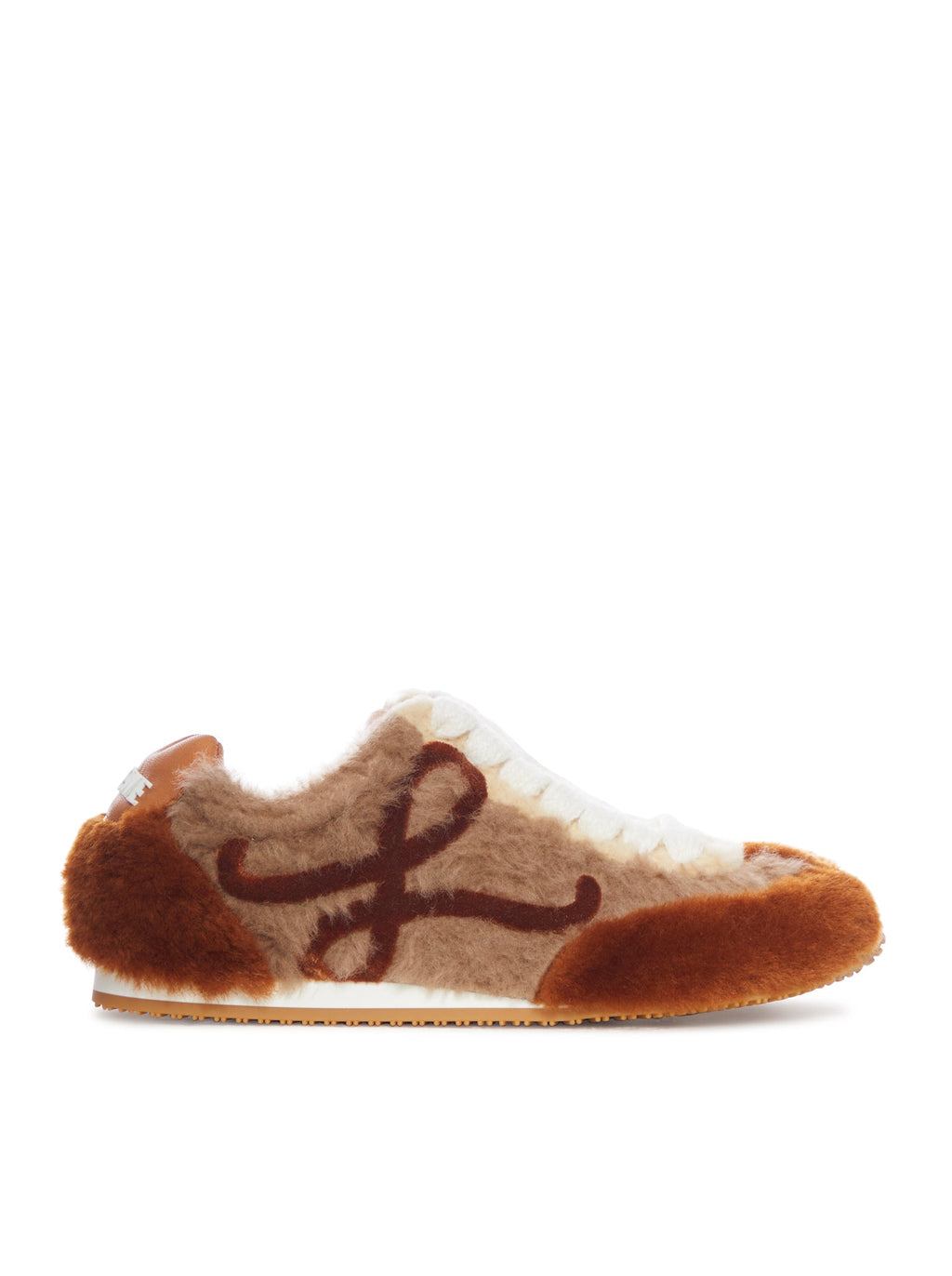 Ballet Runner 2.0 Sneakers In Shearling Loewe – Гарантія оригінальності – боковий вид