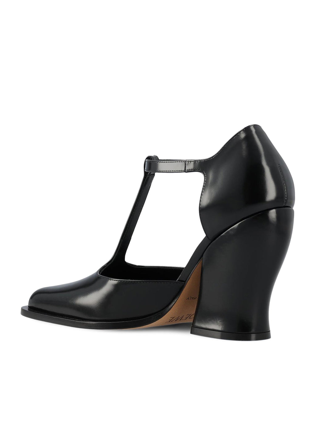 T-BAR WAVE DÉCOLLETÉ IN BRUSHED CALFSKIN LOEWE оригінал – Купити в Україні – збільшений вид