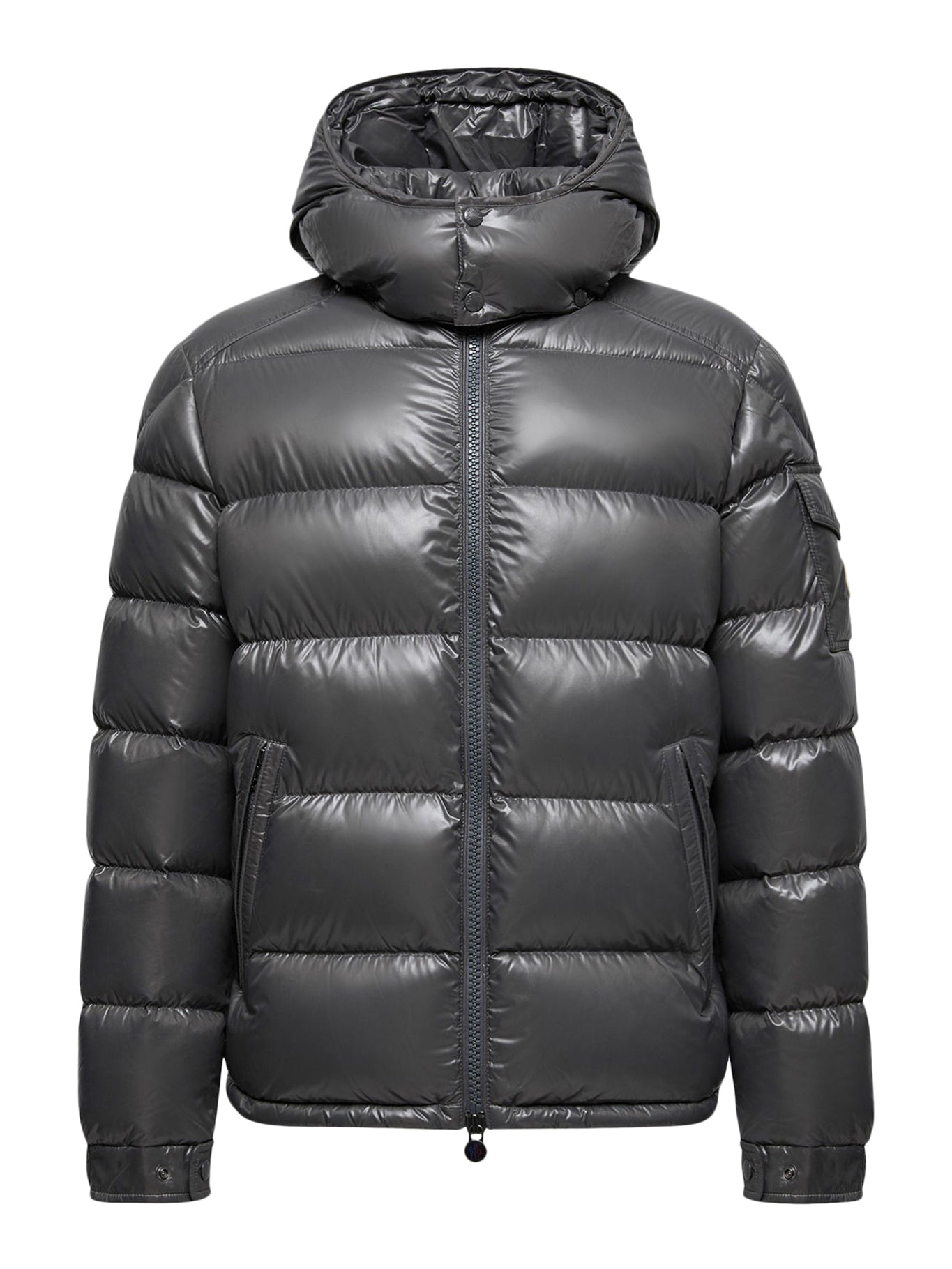 Оригінальна Maya Short Down Jacket With Hood Moncler – боковий вид