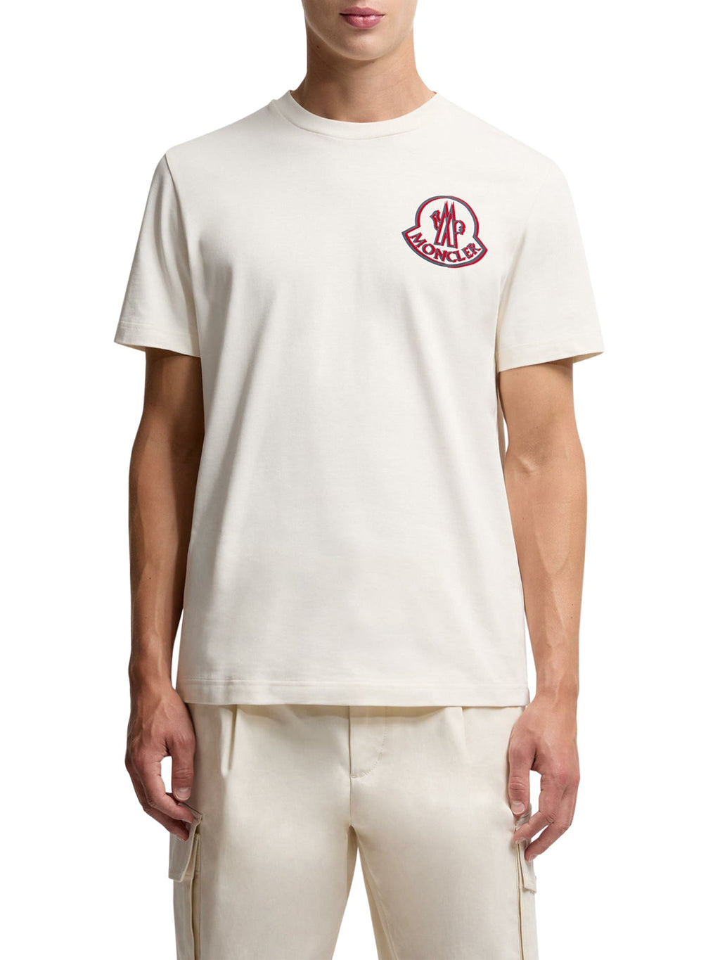 Cotton T-Shirt With Logo Moncler оригінал – Купити в Україні – детальний вид