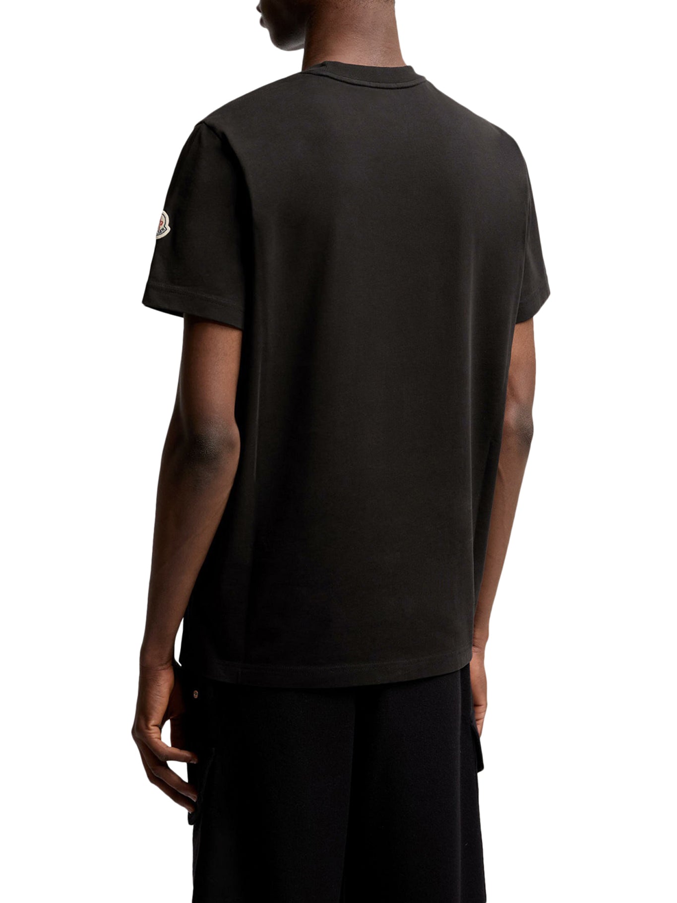 Cotton T-Shirt With Logo Moncler оригінал – Купити в Україні – збільшений вид