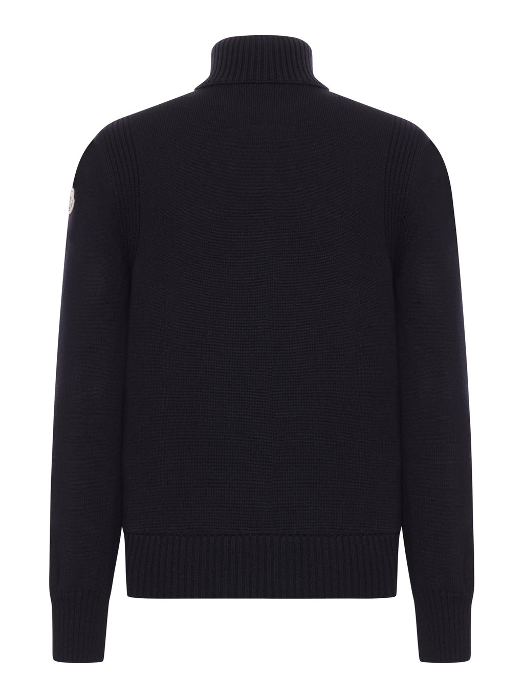Cardigan Imbottito In Lana Con Zip Moncler оригінал – Купити в Україні – вид ззаду