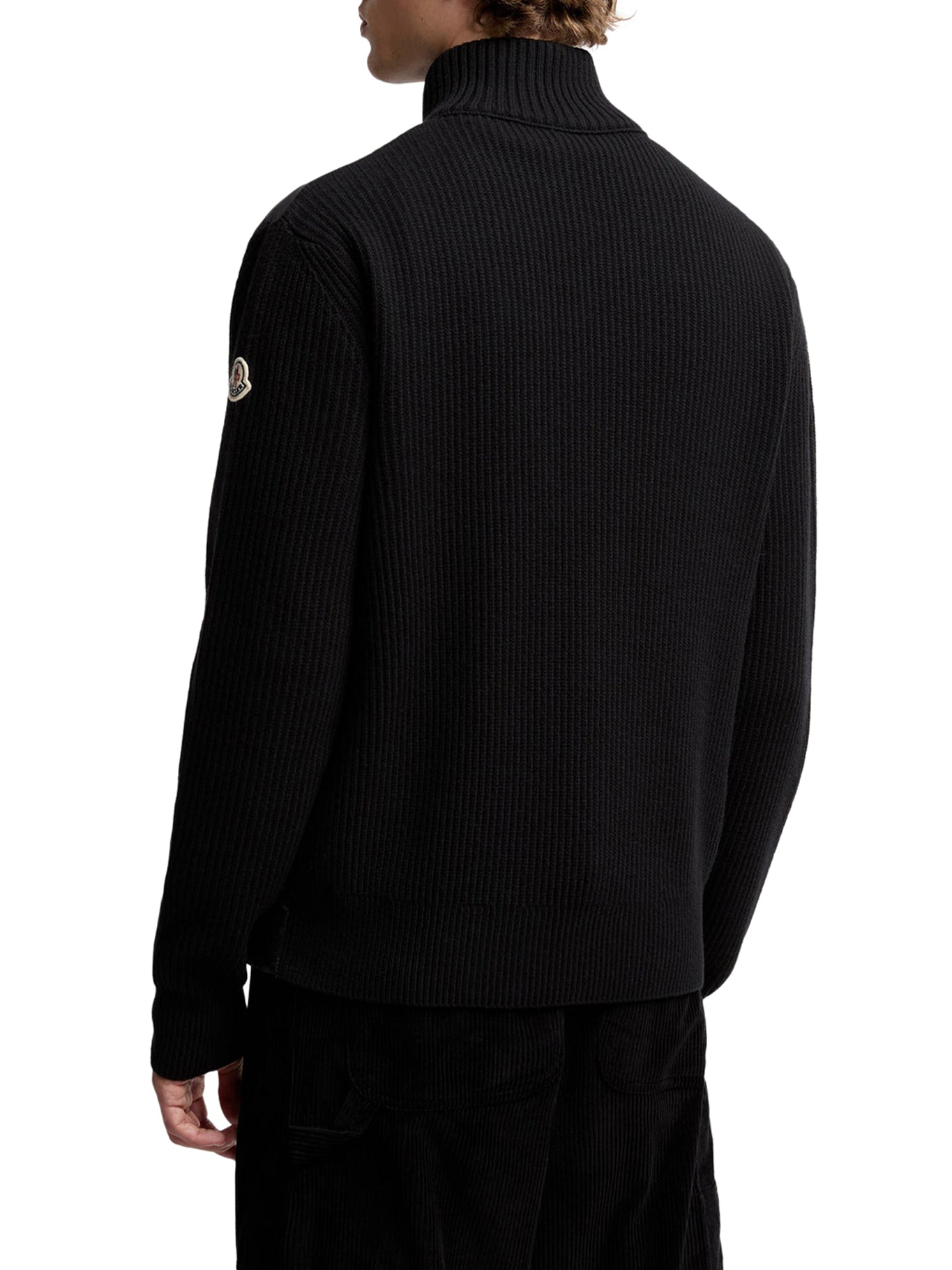 Оригінальна Wool And Cashmere Padded Cardigan With Zip Moncler – збільшений вид