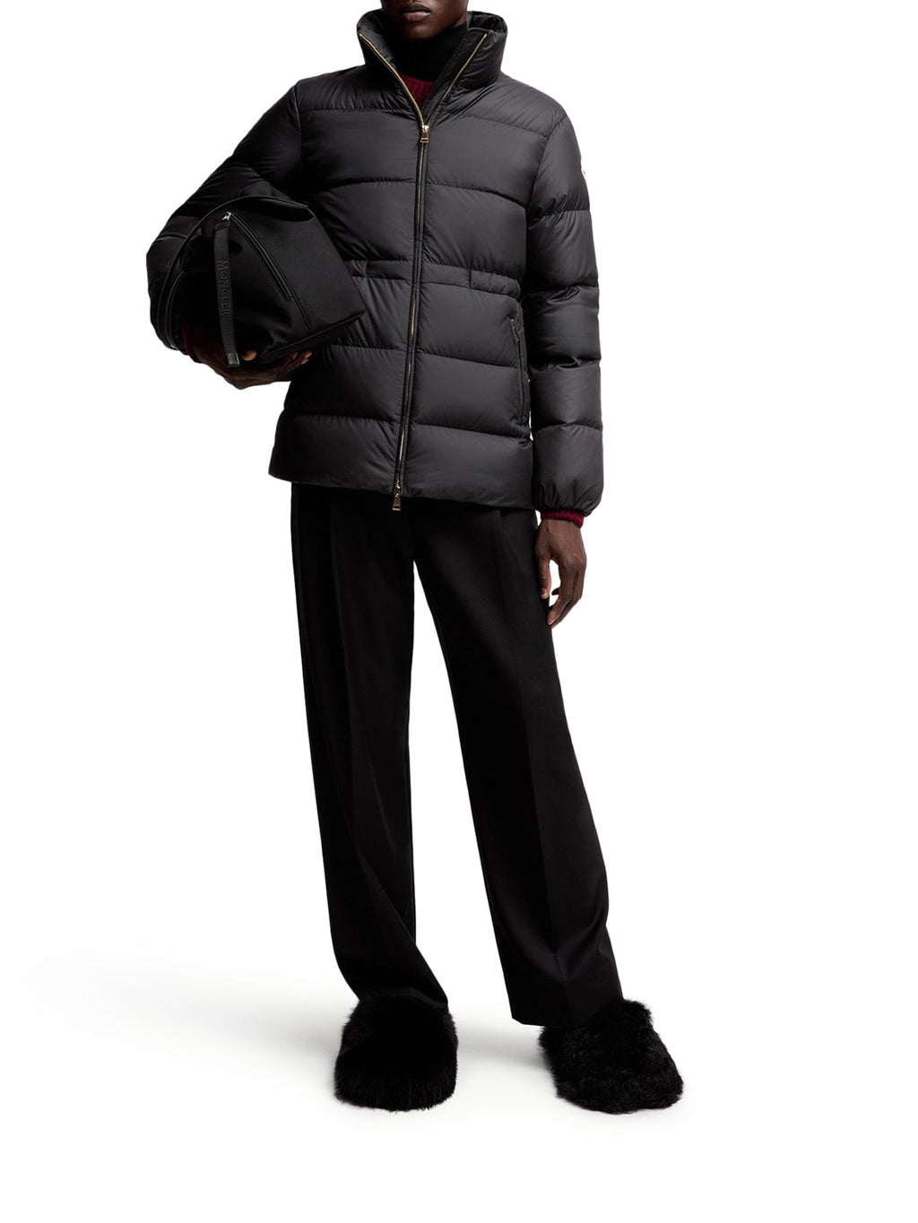 Brossette Short Down Jacket Moncler – Гарантія оригінальності – вид ззаду