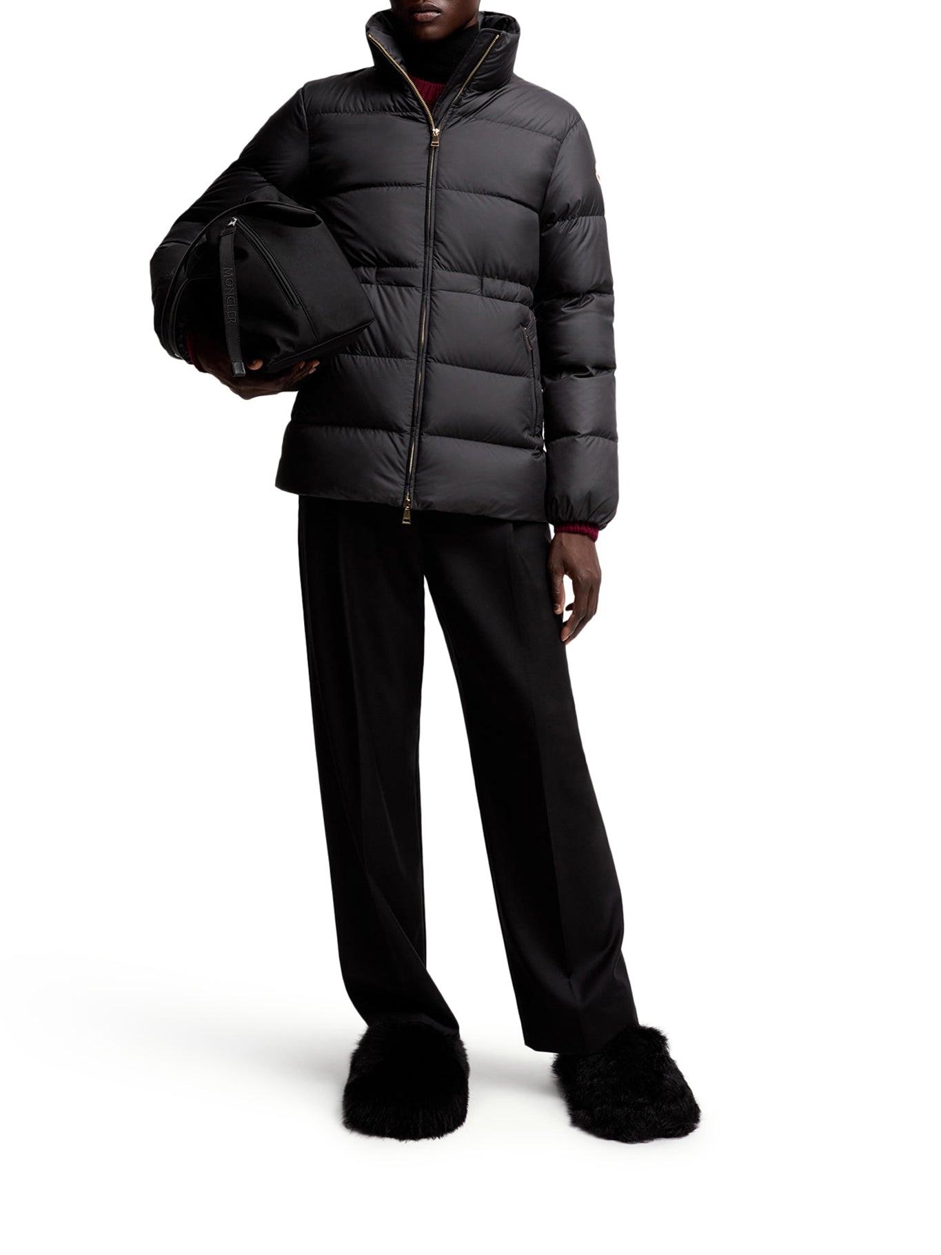 Brossette Short Down Jacket Moncler – Гарантія оригінальності – вид ззаду