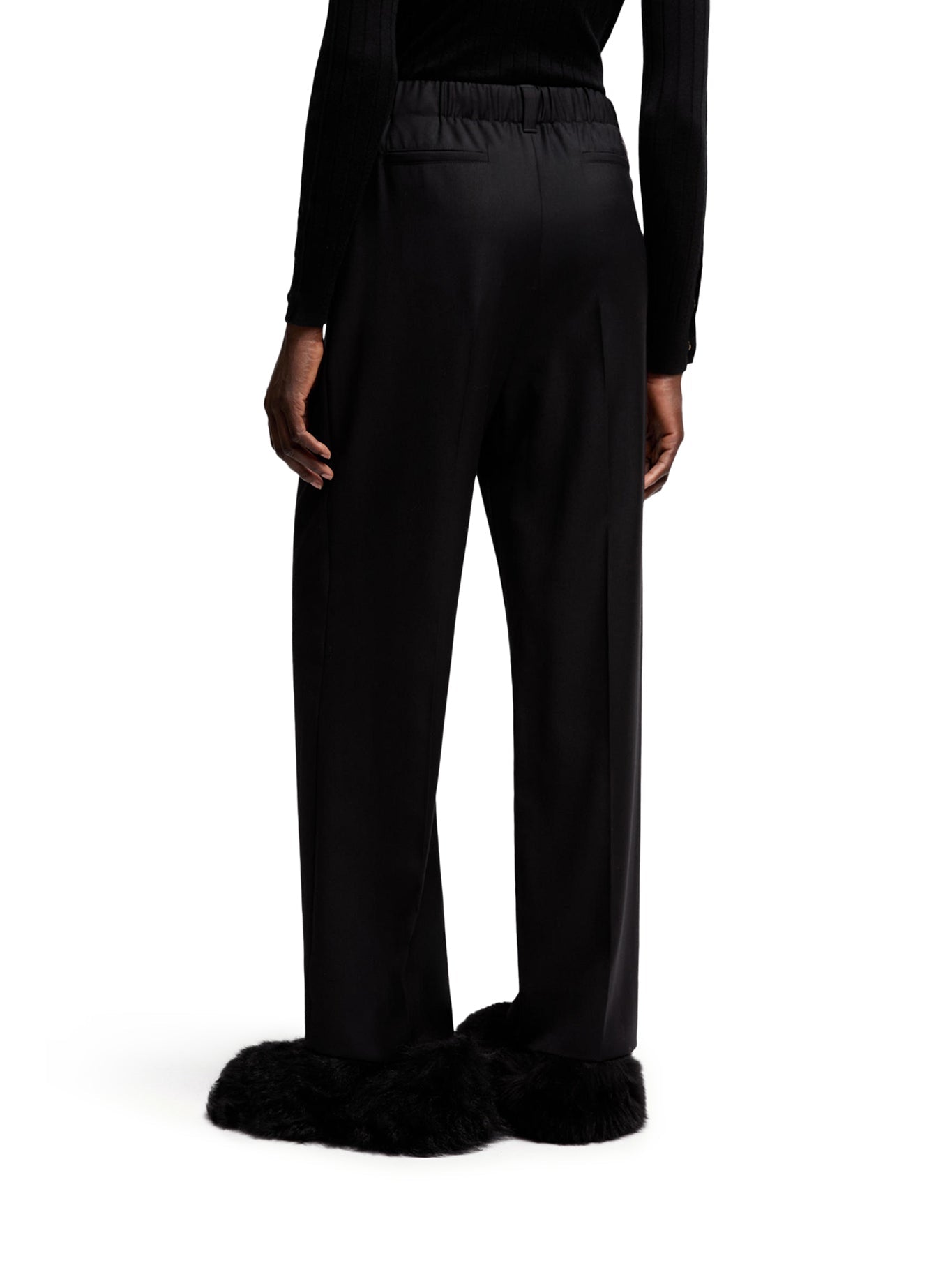 Tailored Wool Gabardine Trousers Moncler – Гарантія оригінальності – збільшений вид