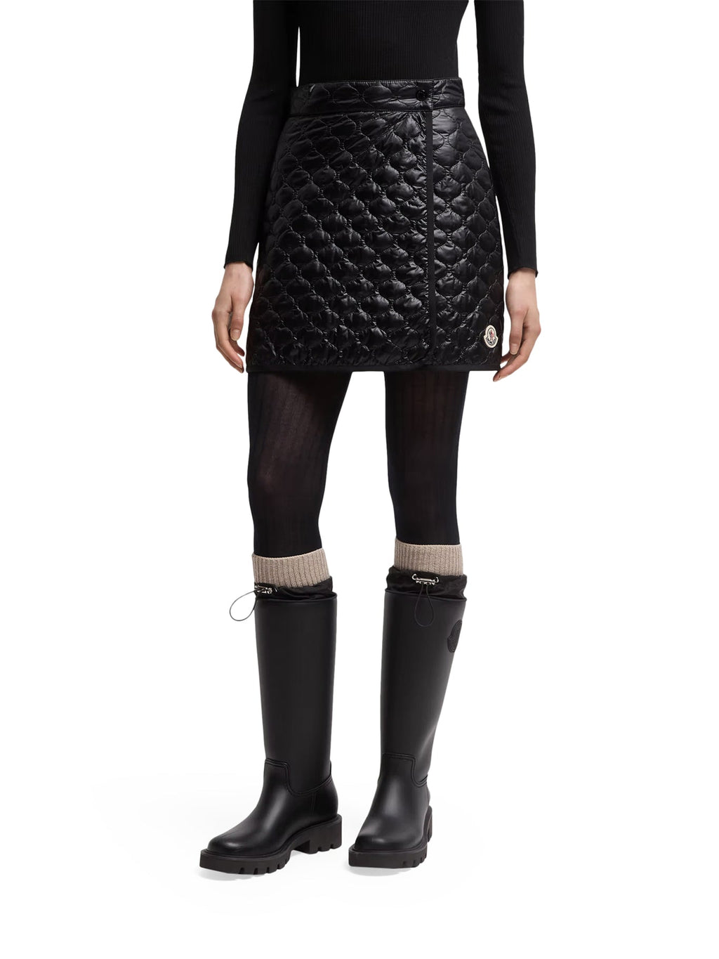 Padded Mini Skirt With Checked Quilting Moncler оригінал – Купити в Україні – детальний вид