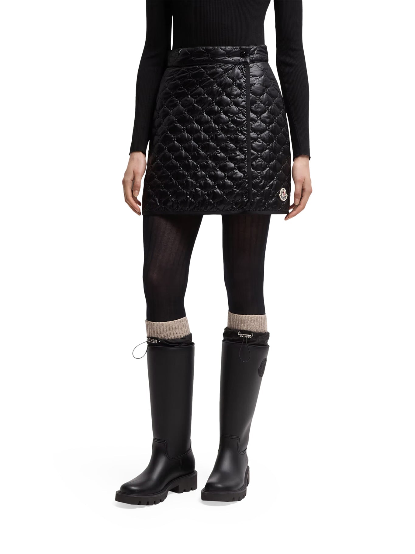 Padded Mini Skirt With Checked Quilting Moncler оригінал – Купити в Україні – детальний вид
