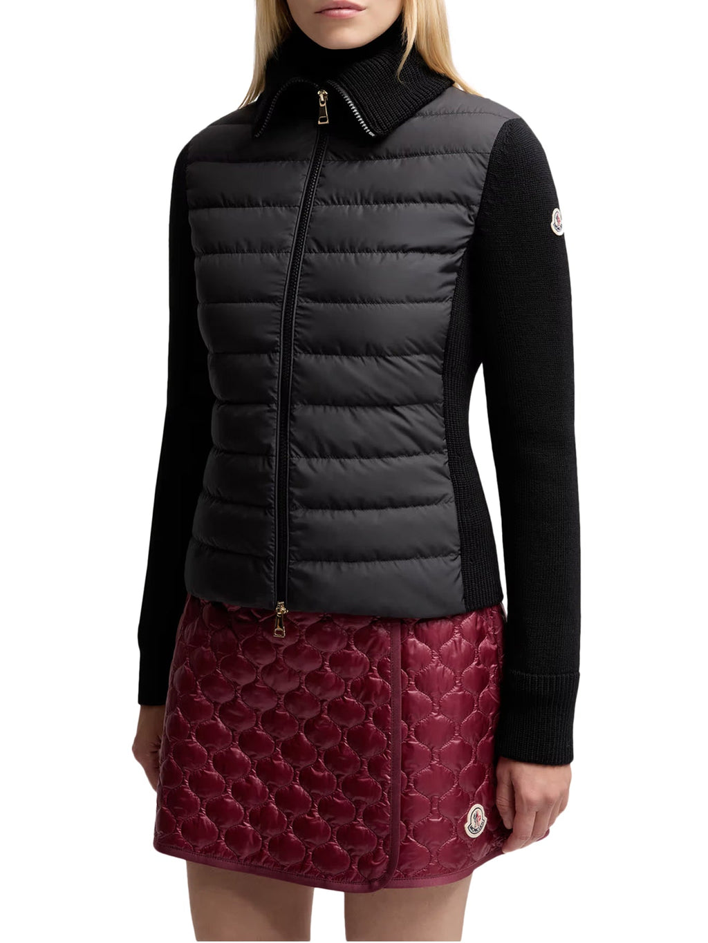 Wool Padded Cardigan With Zip Moncler оригінал – Купити в Україні – детальний вид