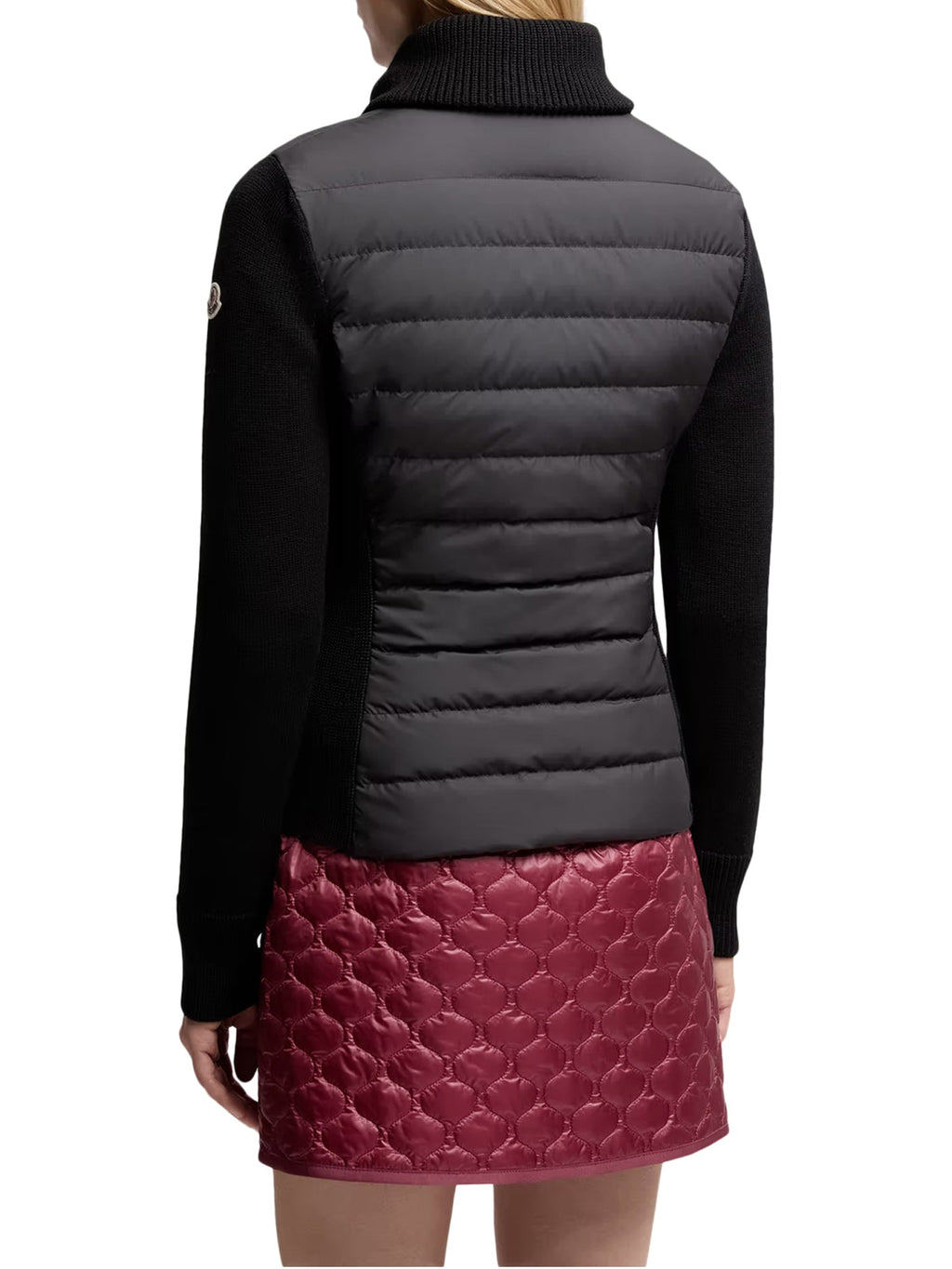 Wool Padded Cardigan With Zip Moncler оригінал – Купити в Україні – збільшений вид