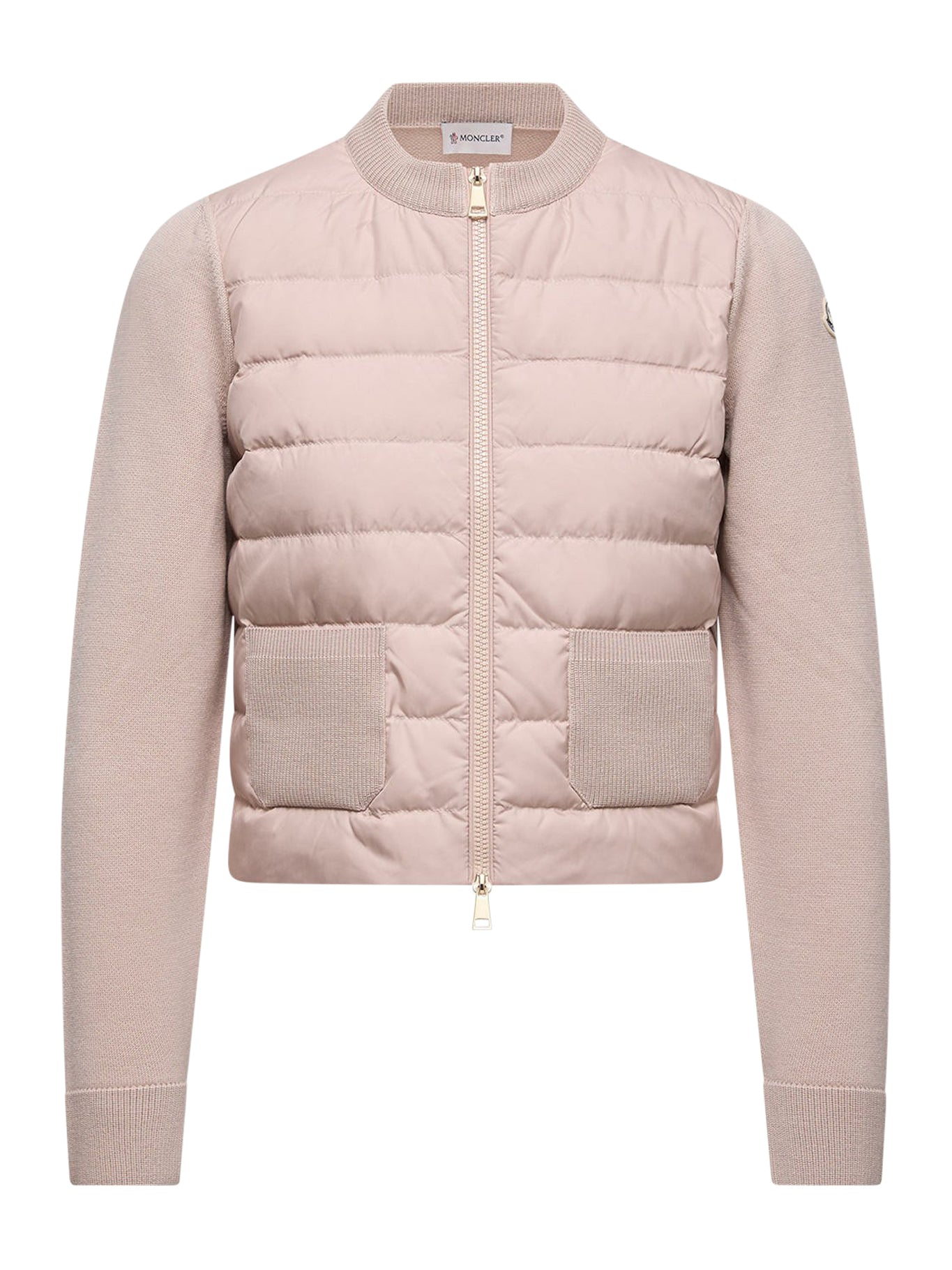 Wool Padded Cardigan With Zip Moncler оригінал – Купити в Україні – боковий вид