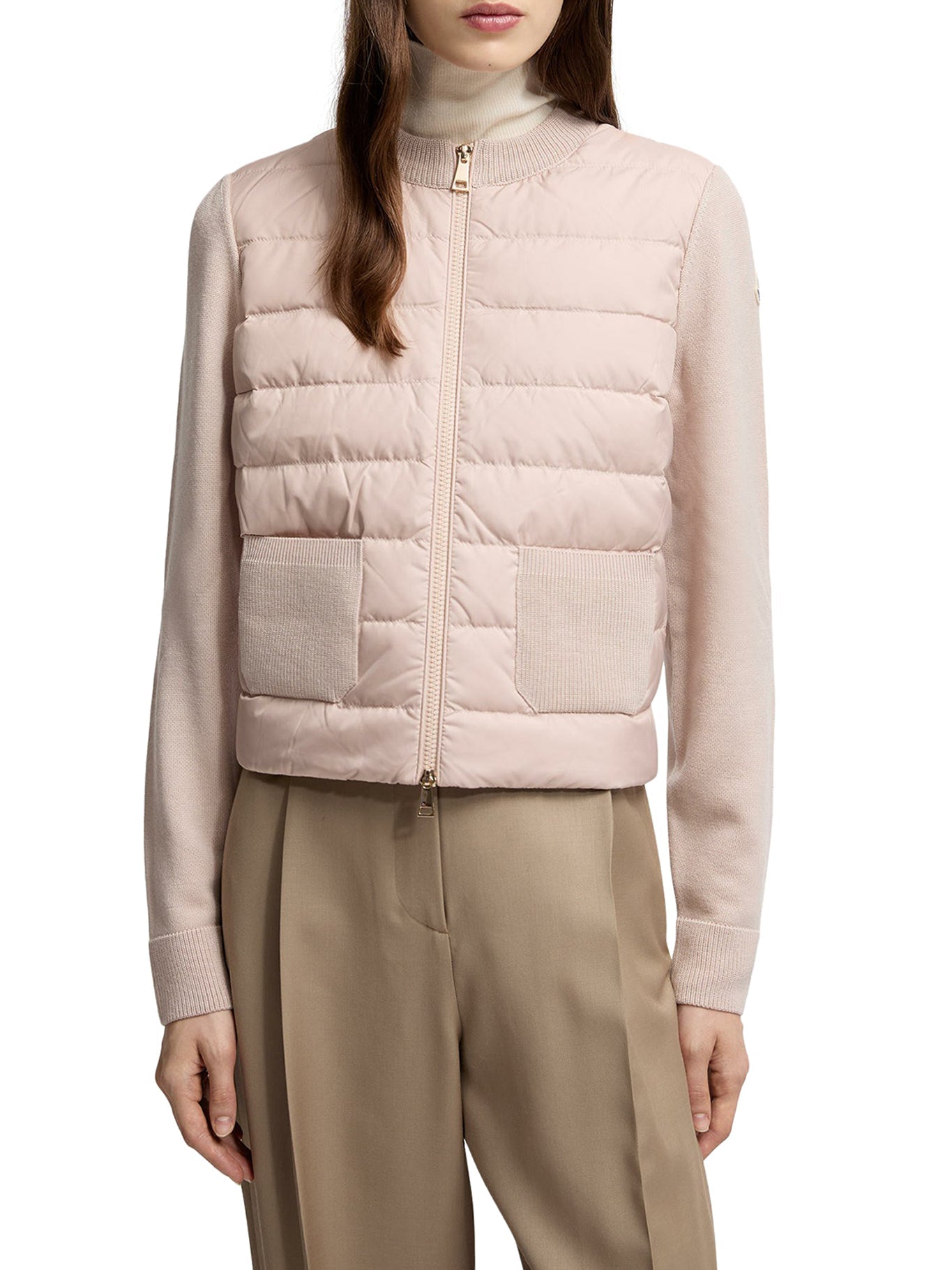 Wool Padded Cardigan With Zip Moncler оригінал – Купити в Україні – детальний вид