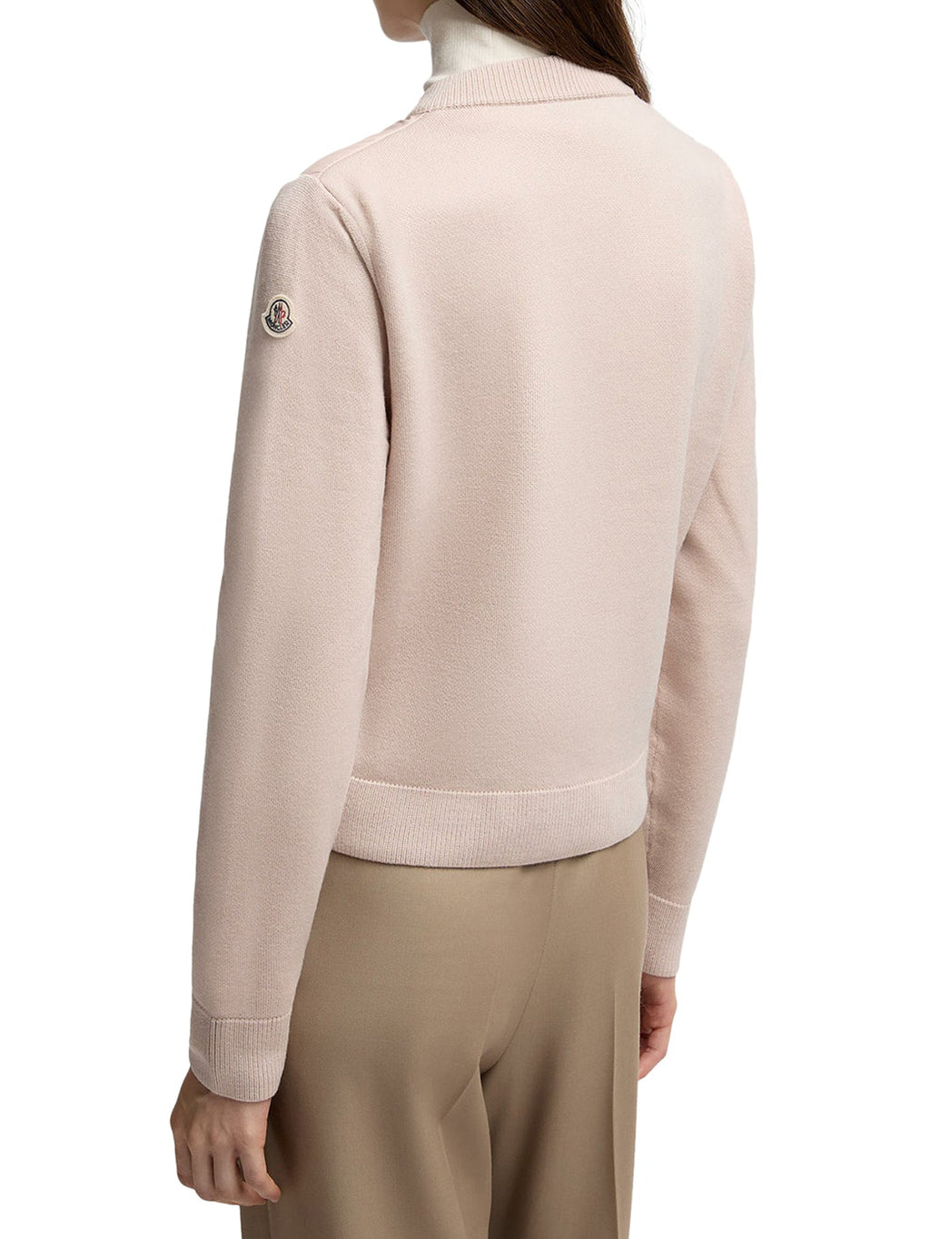 Wool Padded Cardigan With Zip Moncler оригінал – Купити в Україні – збільшений вид