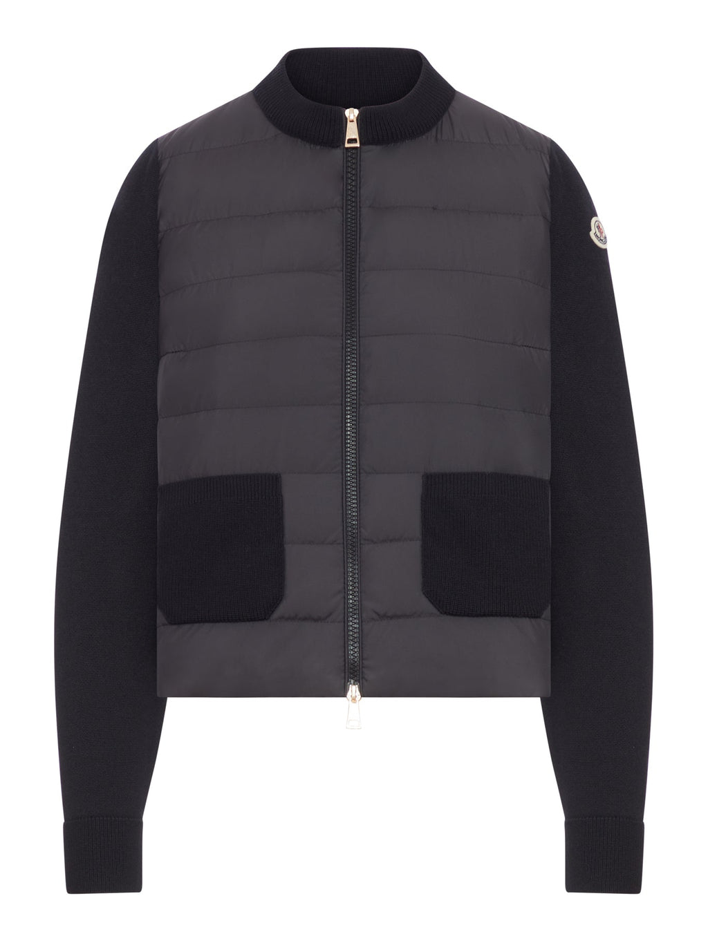 Wool Padded Cardigan With Zip Moncler оригінал – Купити в Україні – боковий вид