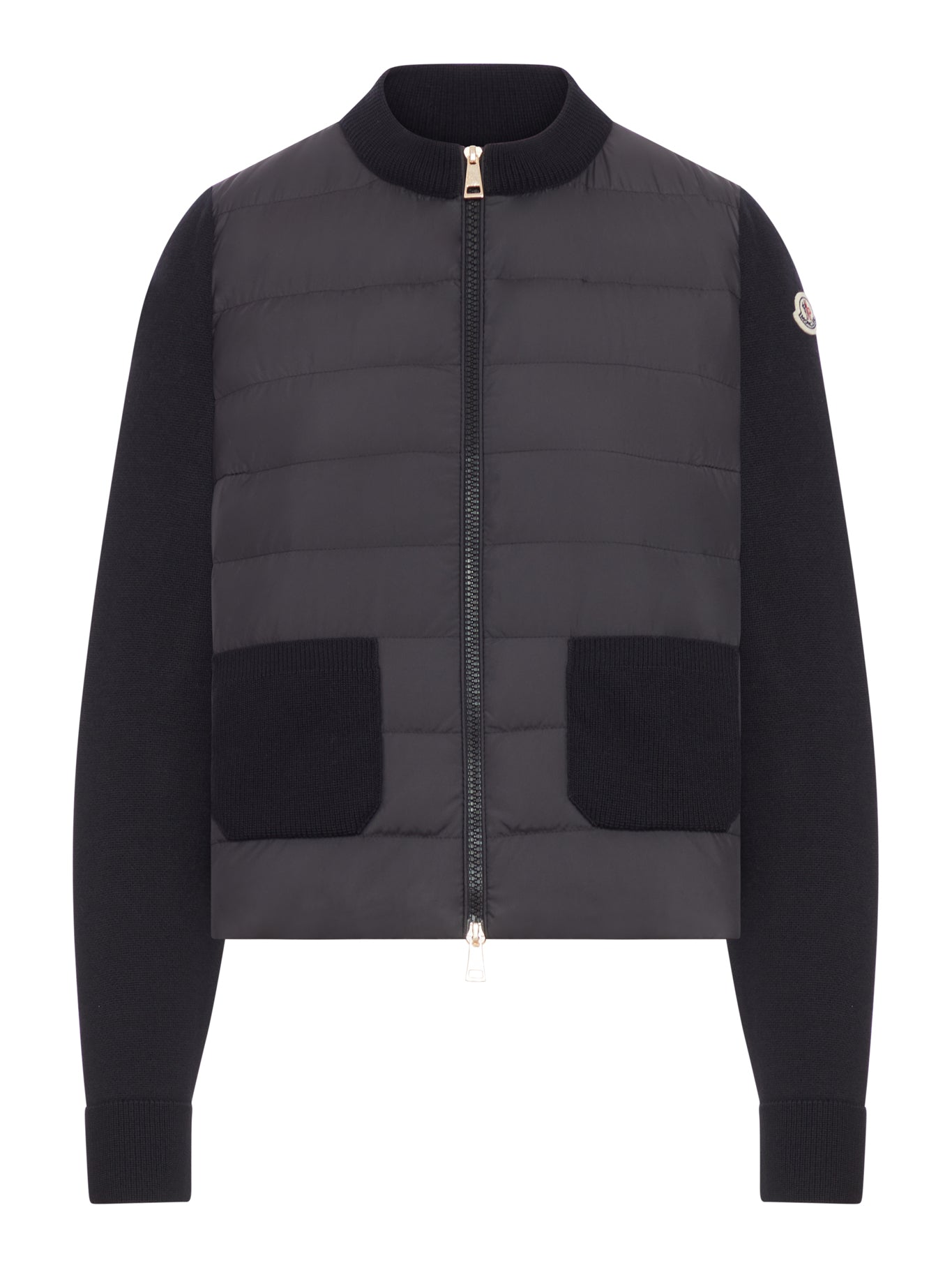 Wool Padded Cardigan With Zip Moncler оригінал – Купити в Україні – боковий вид