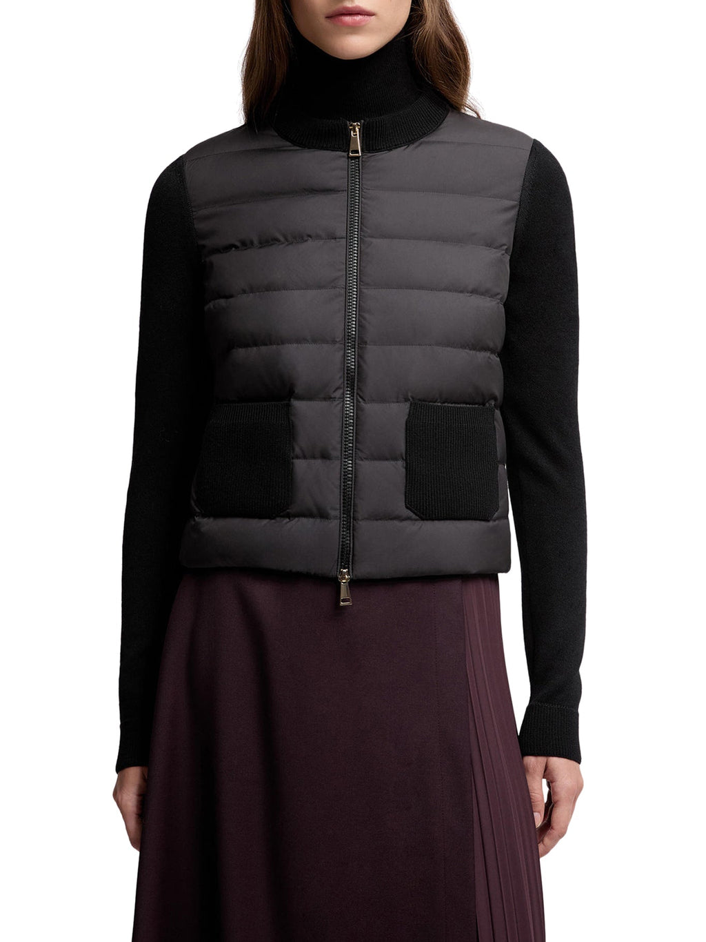 Wool Padded Cardigan With Zip Moncler оригінал – Купити в Україні – детальний вид