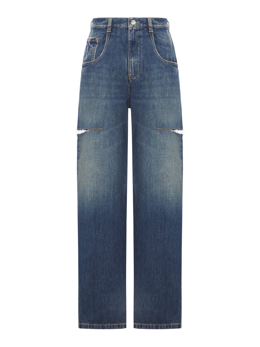 Оригінальна Denim Jeans With Side Rips Maison margiela – боковий вид
