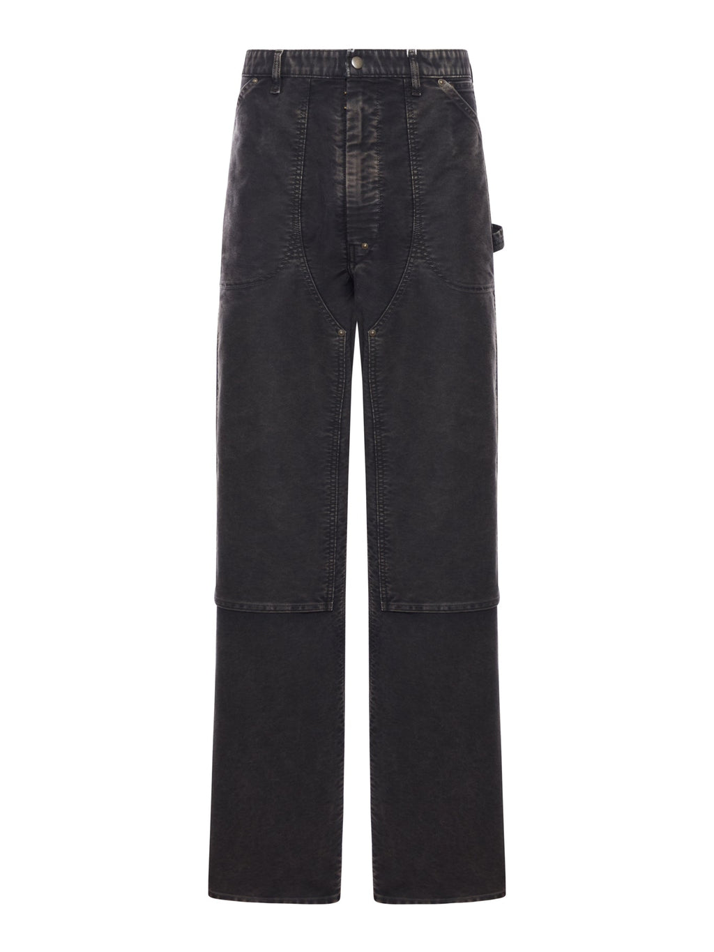 Оригінальна Straight Leg Jeans In Cotton Maison margiela – боковий вид